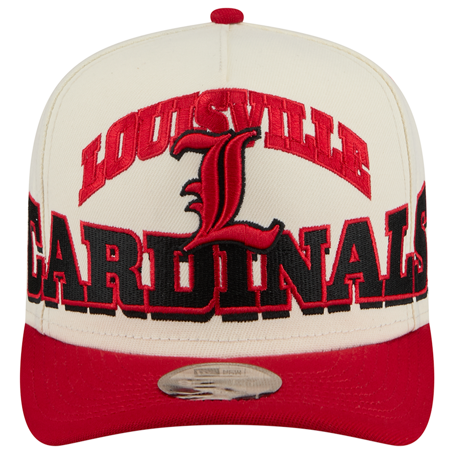 New Era Louisville March Madness 26 950 A Frame Cap - Men's - Tan/Red/Black