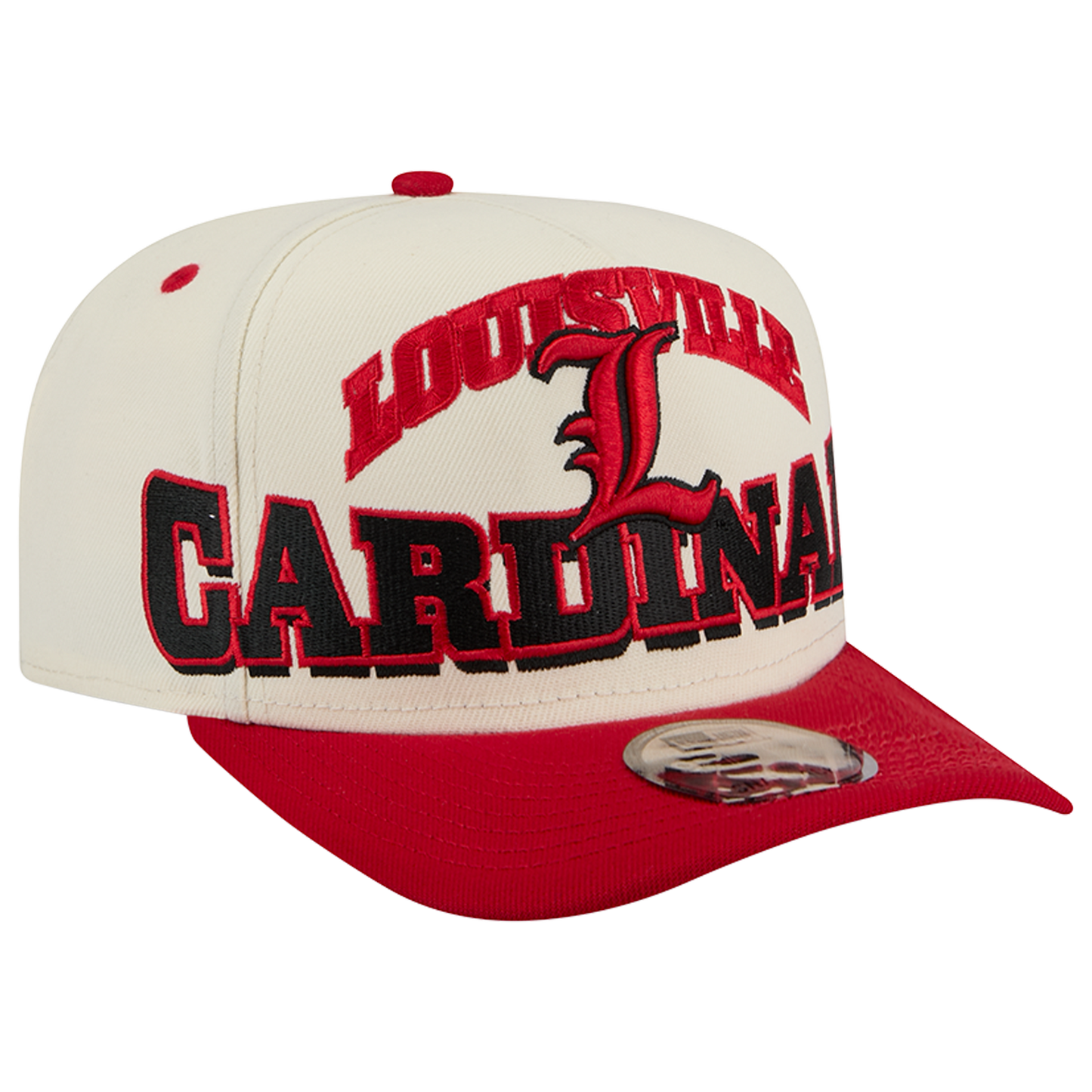 New Era Louisville March Madness 26 950 A Frame Cap - Men's - Tan/Red/Black