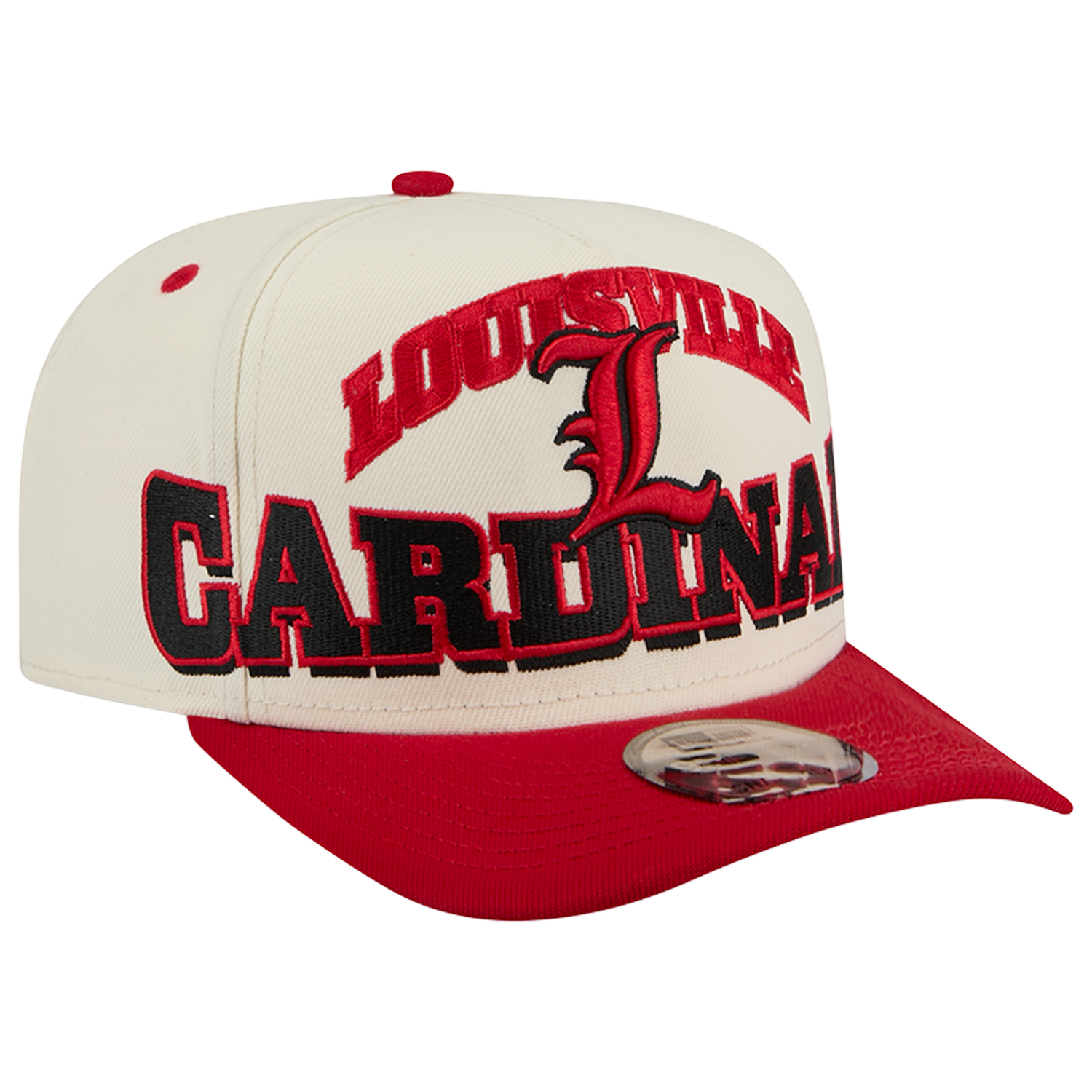 New Era Louisville March Madness 26 950 A Frame Cap - Men's - Tan/Red/Black