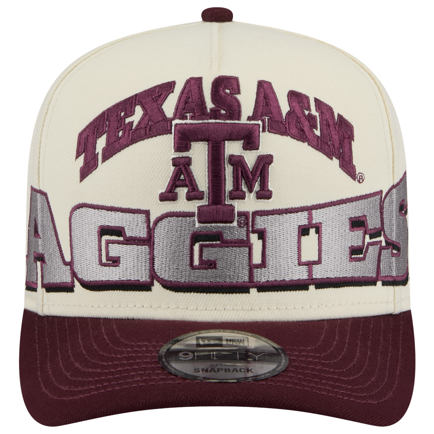 New Era Texas A&M March Madness 26 950 A Frame Cap - Men's - Tan/Maroon/Gray