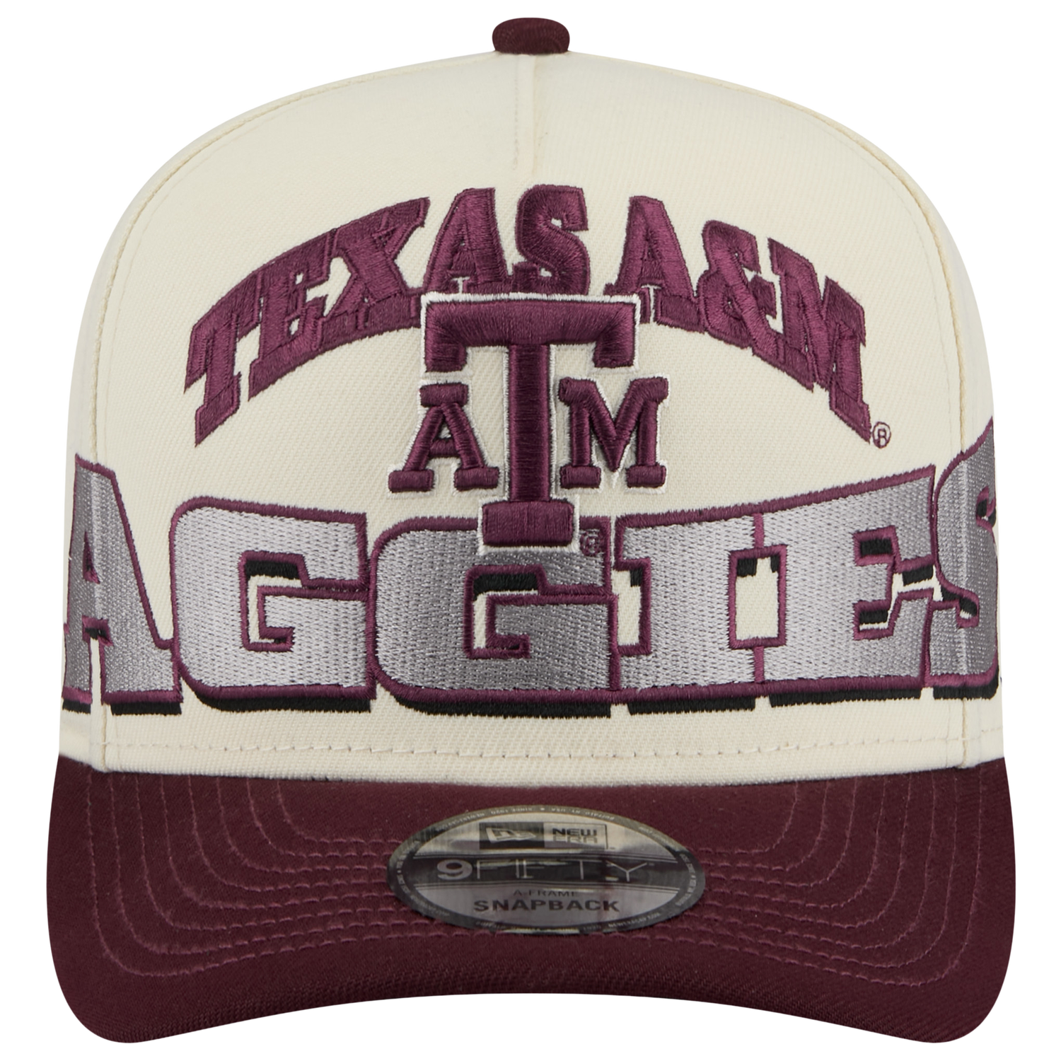 New Era Texas A&M March Madness 26 950 A Frame Cap - Men's - Tan/Maroon/Gray
