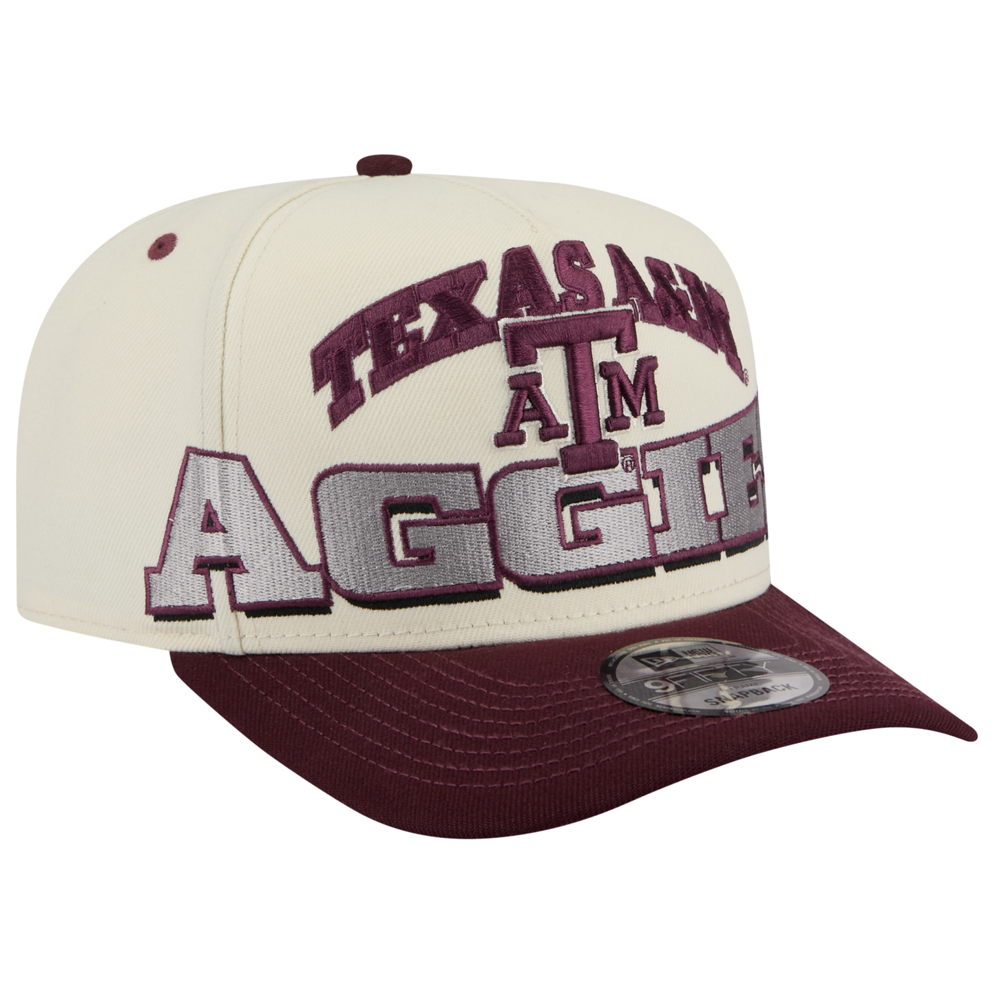 New Era Texas A&M March Madness 26 950 A Frame Cap - Men's - Tan/Maroon/Gray