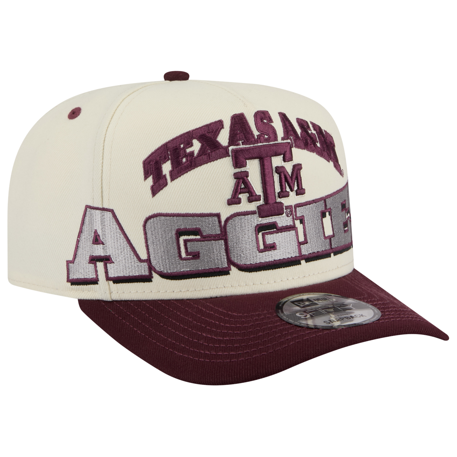 New Era Texas A&M March Madness 26 950 A Frame Cap - Men's - Tan/Maroon/Gray