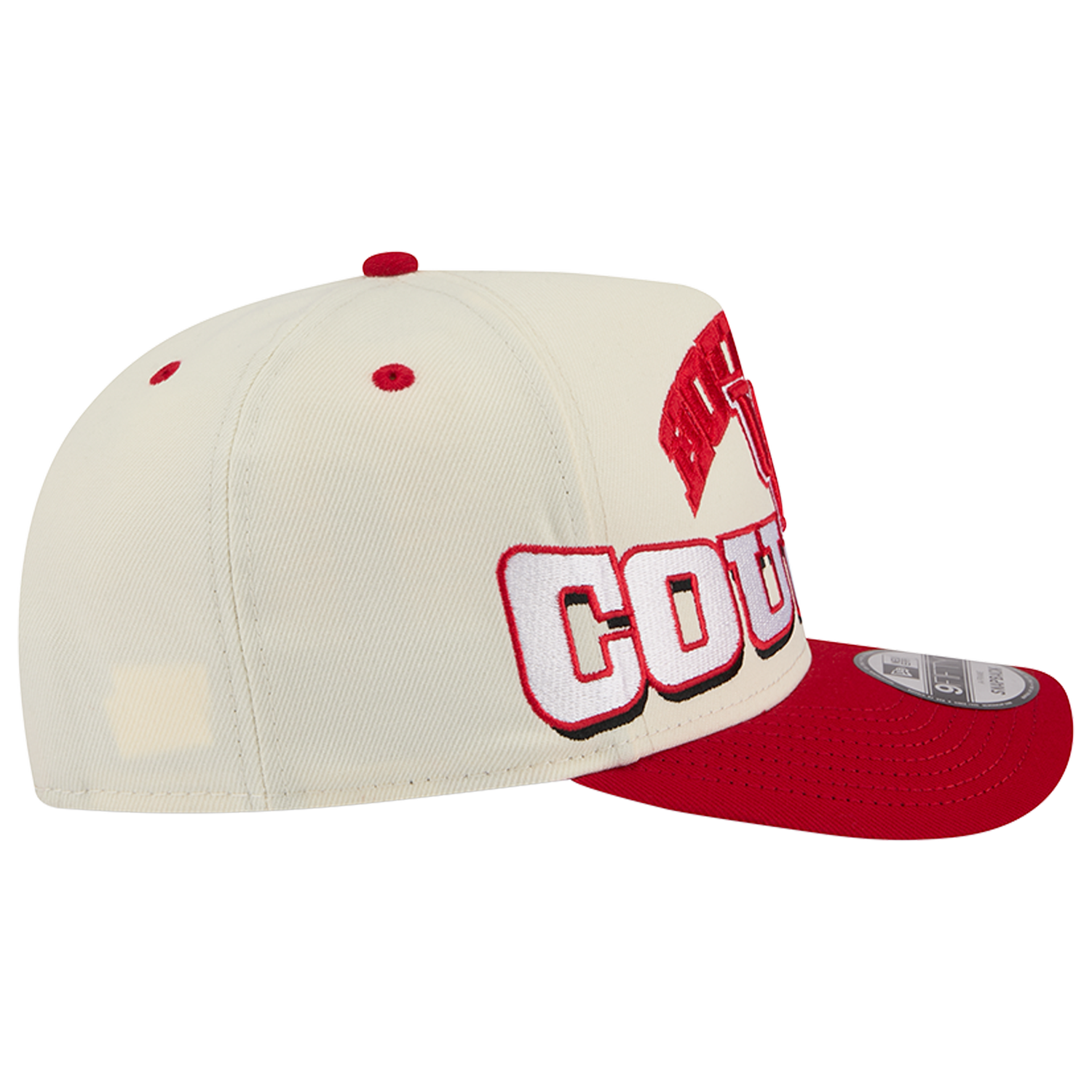 New Era Houston March Madness 26 950 A Frame Cap - Men's - Red/White/Tan