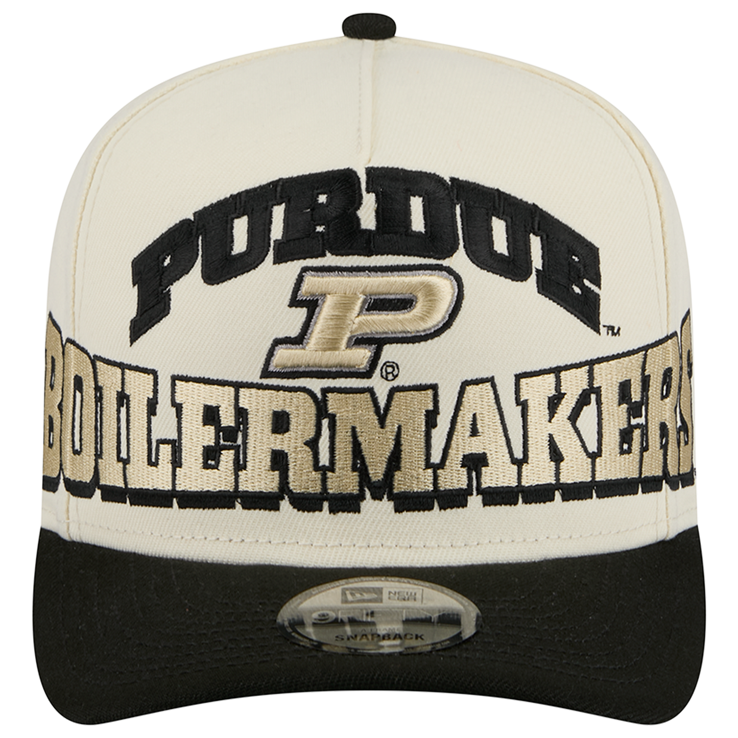 New Era Purdue 26 9FIFTY A-Frame Cap - Men's - Tan/Gold/Black