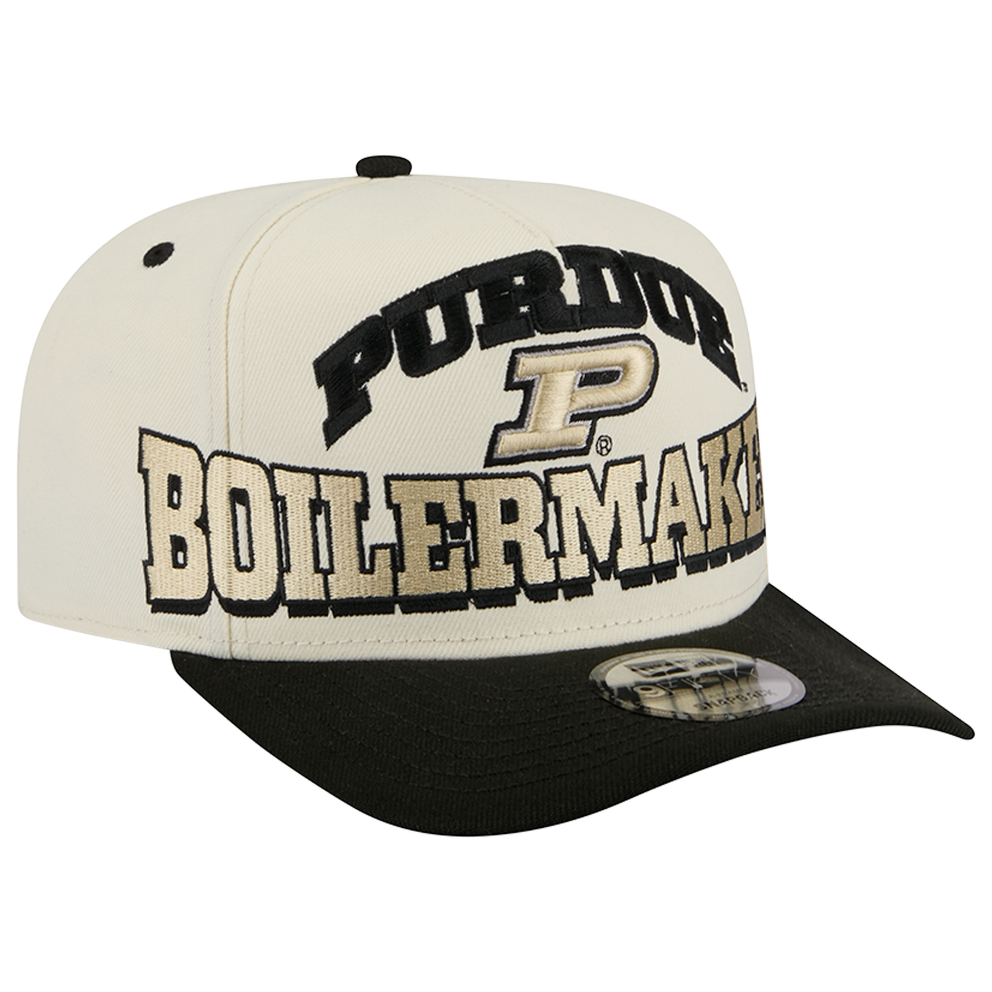 New Era Purdue 26 9FIFTY A-Frame Cap - Men's - Tan/Gold/Black