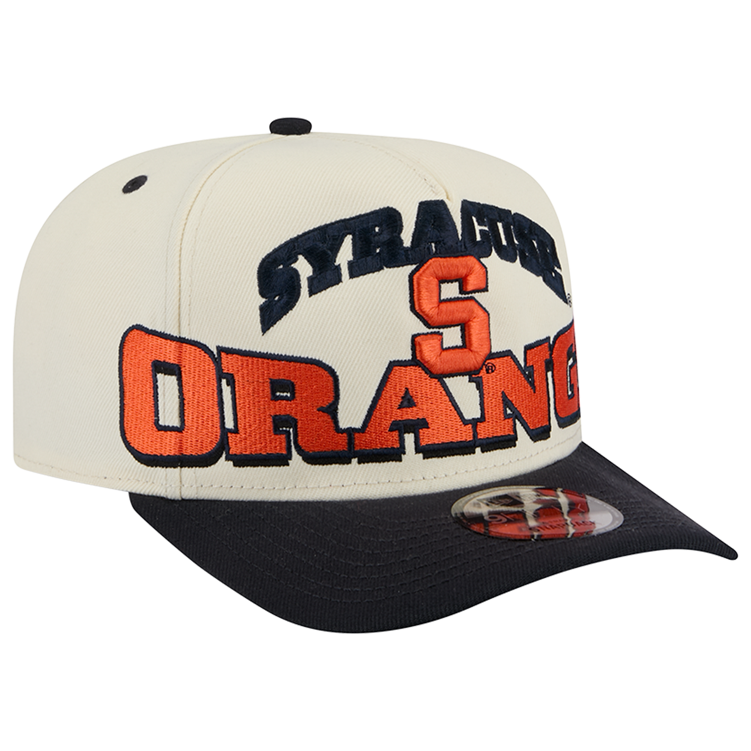 New Era Syracuse March Madness 26 950 A Frame Cap - Men's - Tan/Orange/Navy