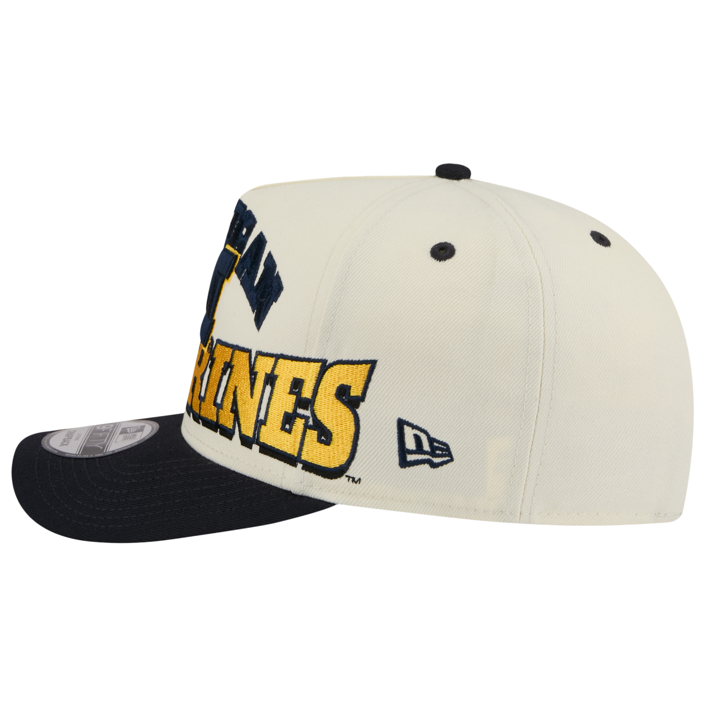 New Era Michigan March Madness 26 950 A Frame Cap - Men's - Tan/Navy/Yellow