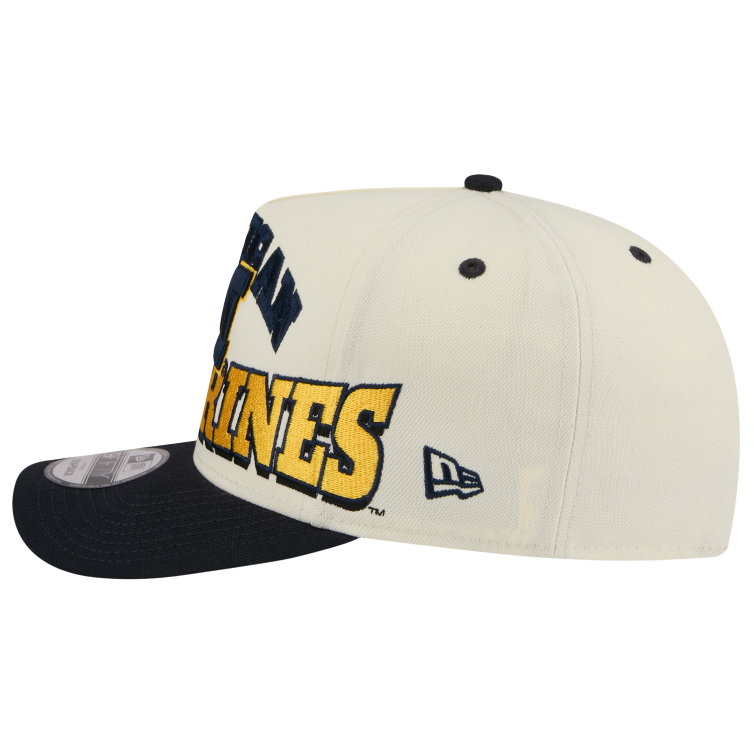 New Era Michigan March Madness 26 950 A Frame Cap - Men's - Tan/Navy/Yellow