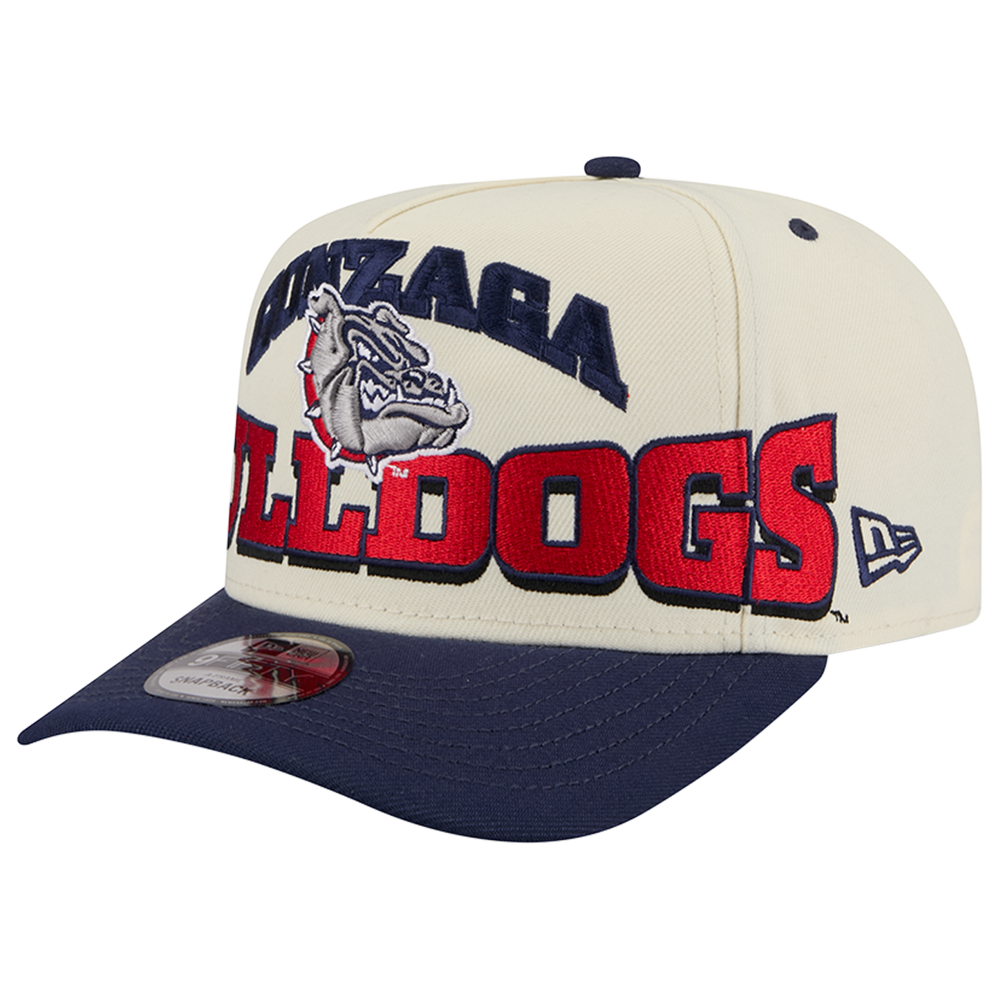 New Era Gonzaga 26 9FIFTY A-Frame Cap - Men's - Navy/Tan/Red