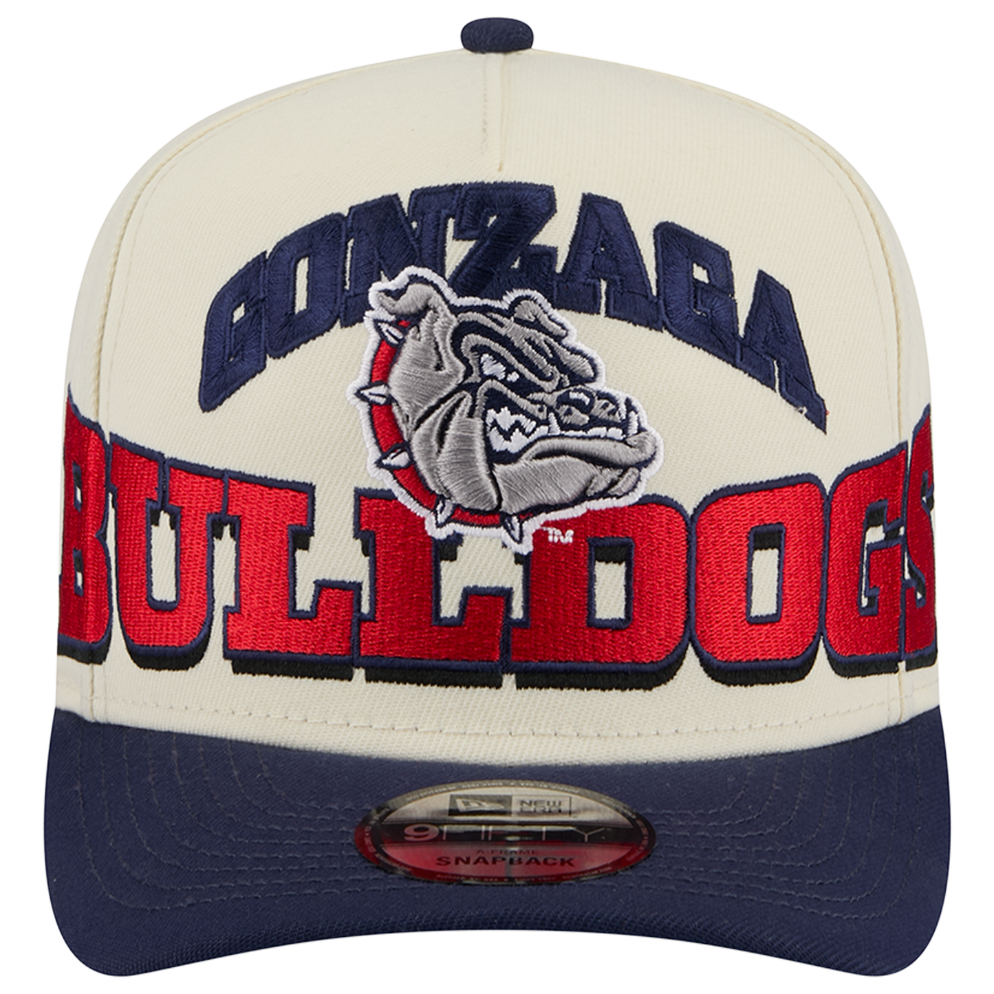 New Era Gonzaga 26 9FIFTY A-Frame Cap - Men's - Navy/Tan/Red