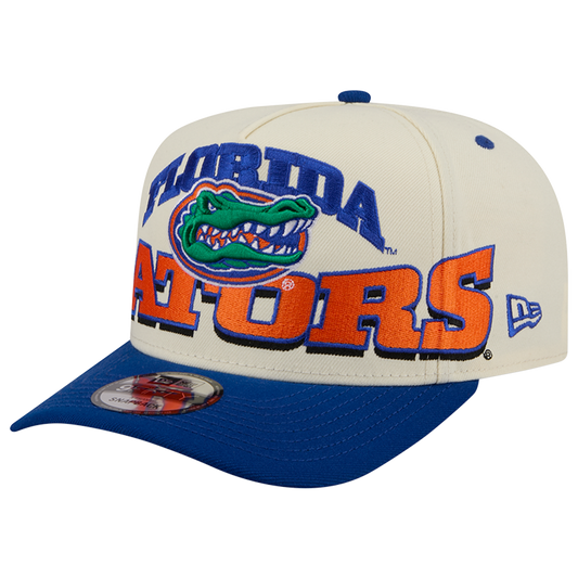 New Era Florida March Madness 26 950 A Frame Cap - Men's - Tan/Blue/Orange