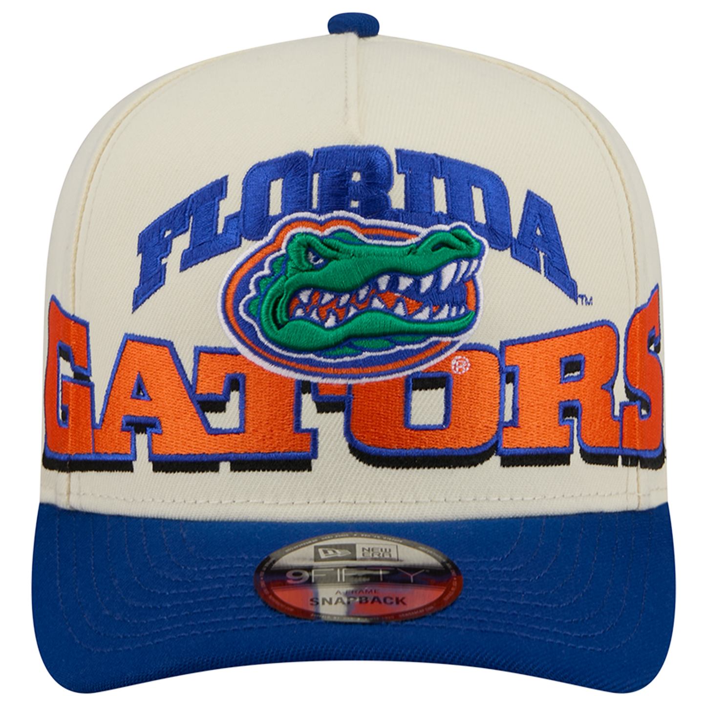 New Era Florida March Madness 26 950 A Frame Cap - Men's - Tan/Blue/Orange