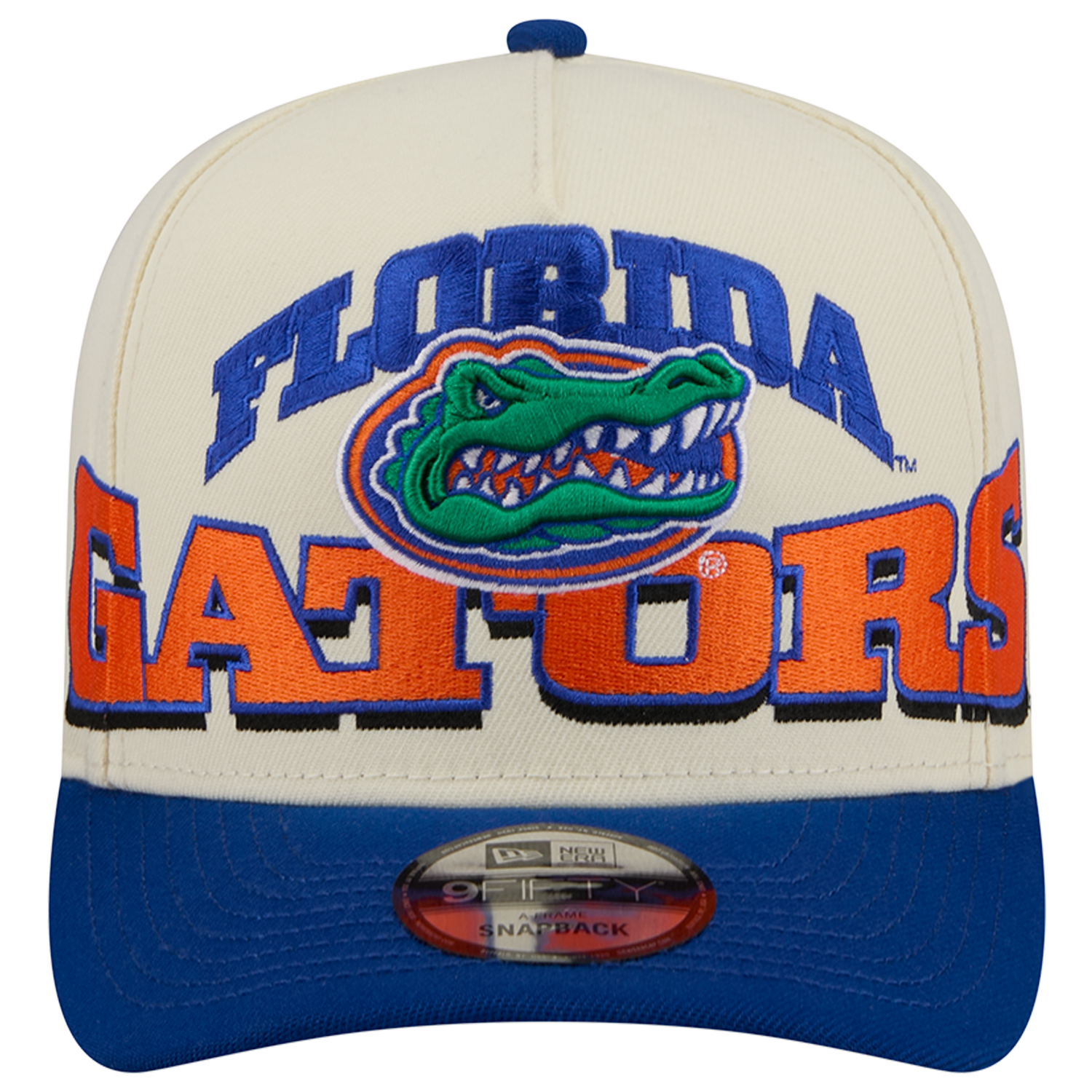 New Era Florida March Madness 26 950 A Frame Cap - Men's - Tan/Blue/Orange