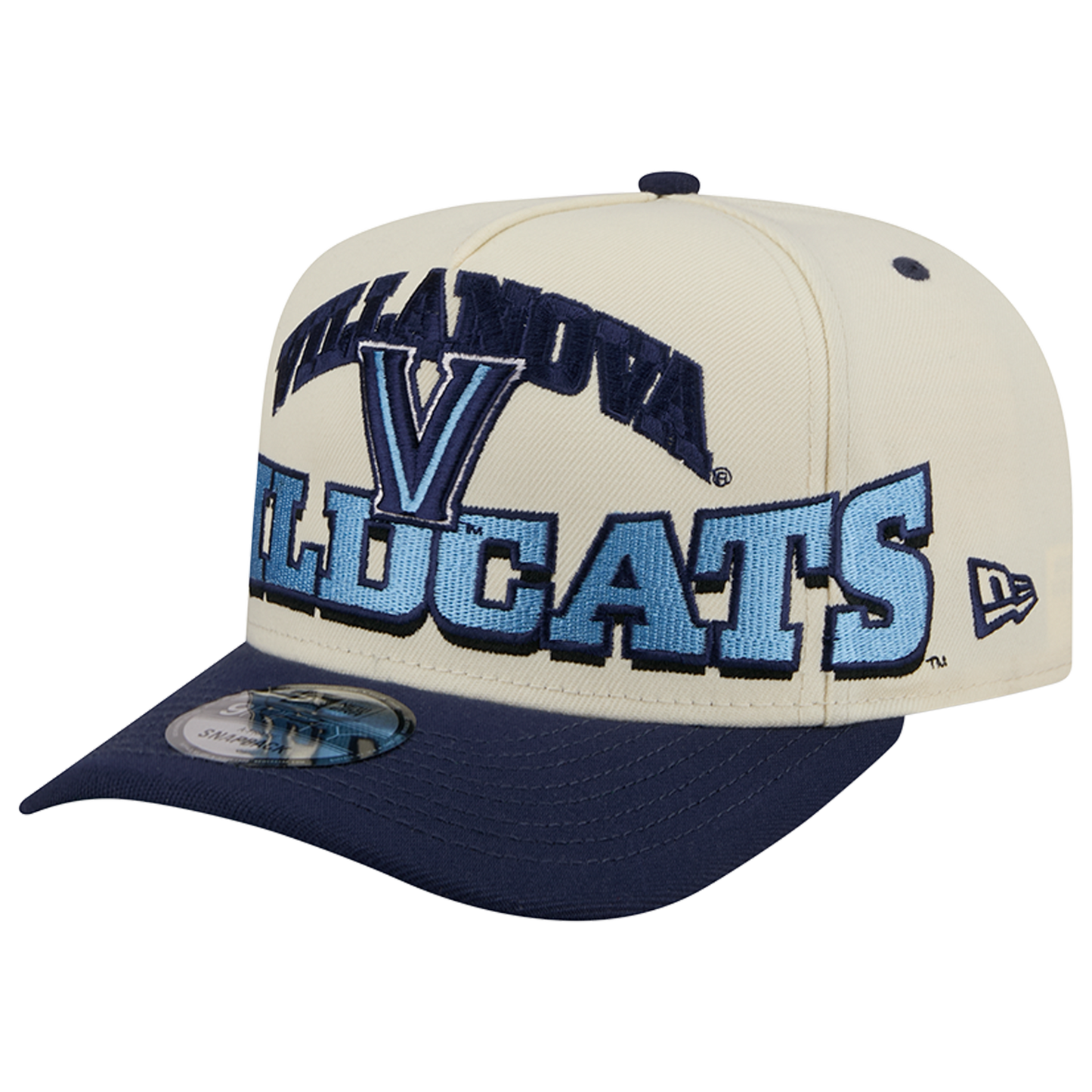 New Era Villanova 26 9FIFTY A-Frame Cap - Men's - Tan/Carolina/Navy