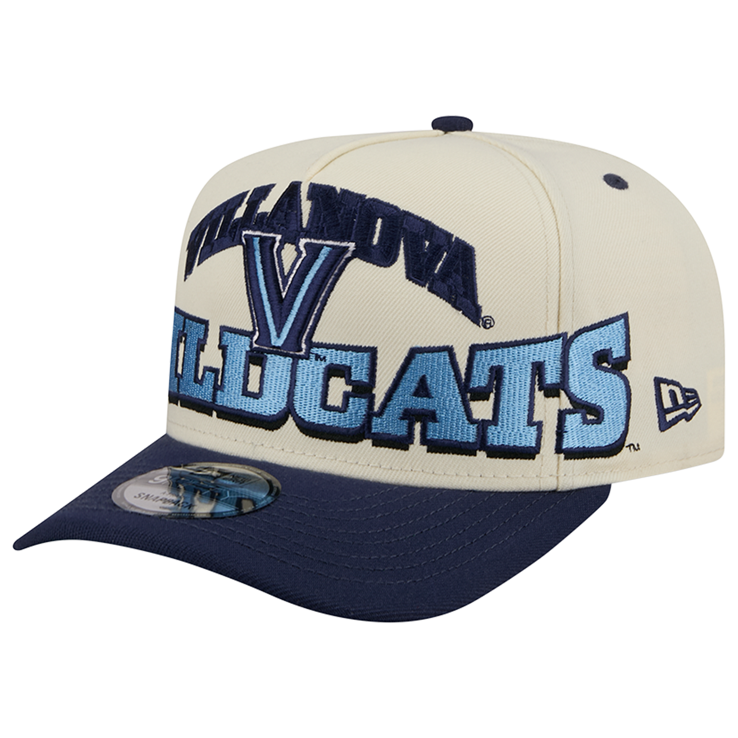 New Era Villanova 26 9FIFTY A-Frame Cap - Men's - Tan/Carolina/Navy