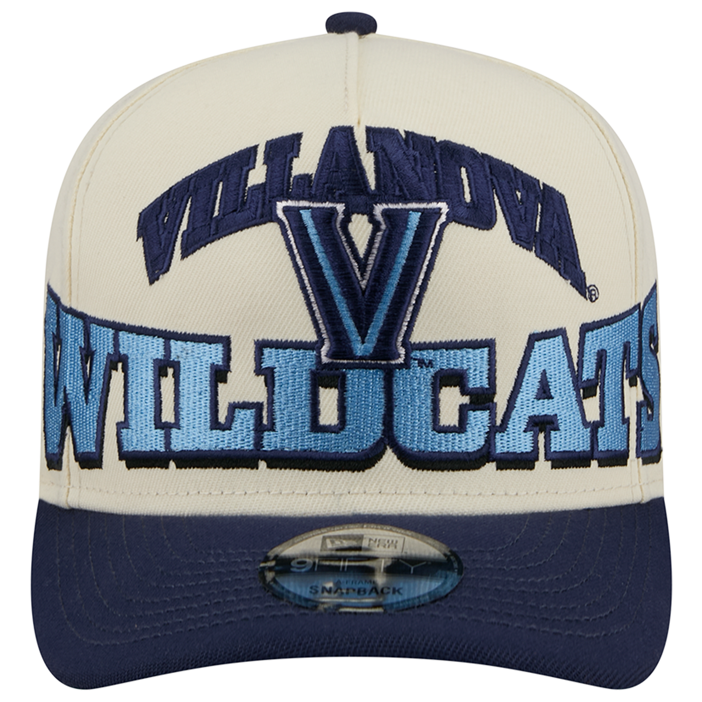 New Era Villanova 26 9FIFTY A-Frame Cap - Men's - Tan/Carolina/Navy