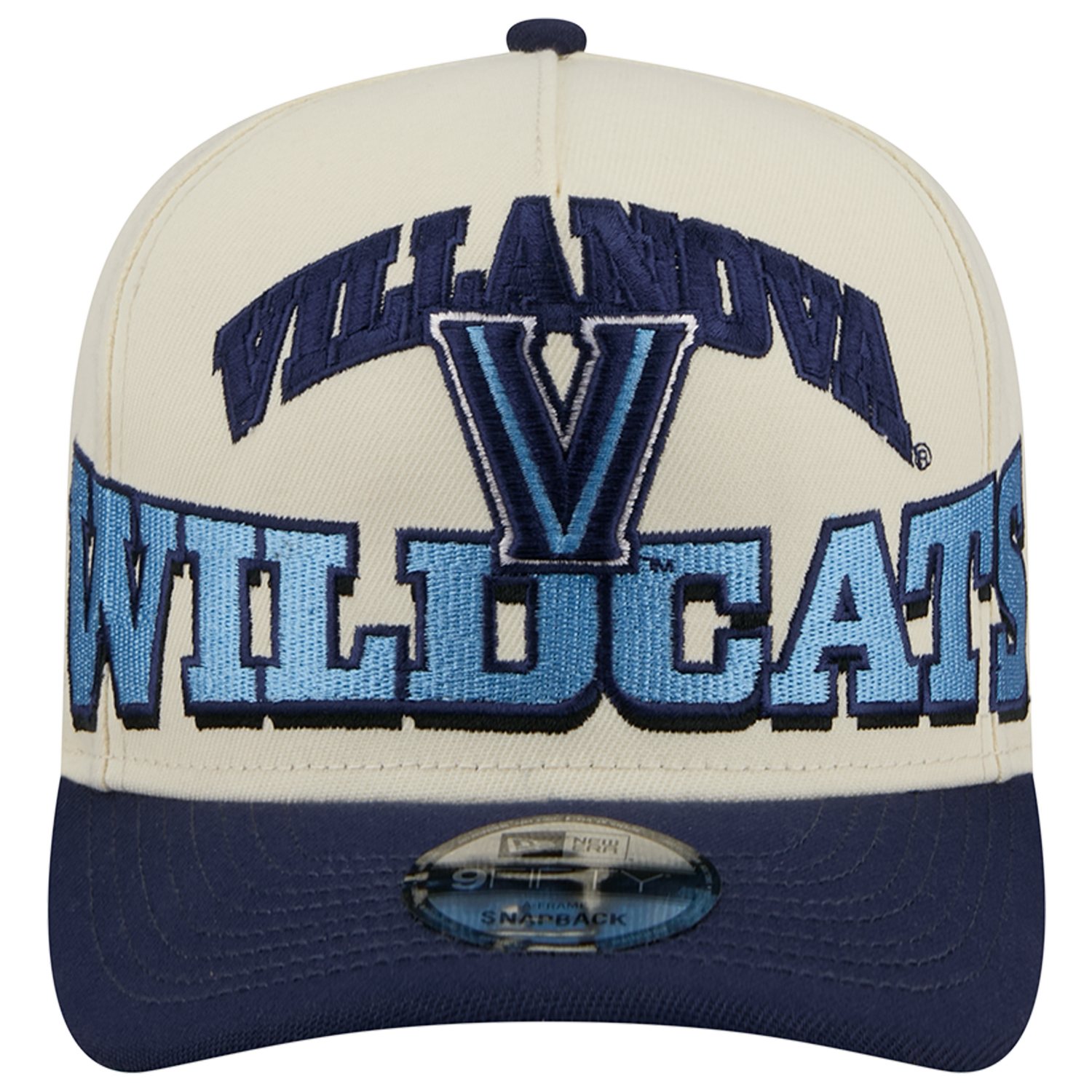 New Era Villanova 26 9FIFTY A-Frame Cap - Men's - Tan/Carolina/Navy