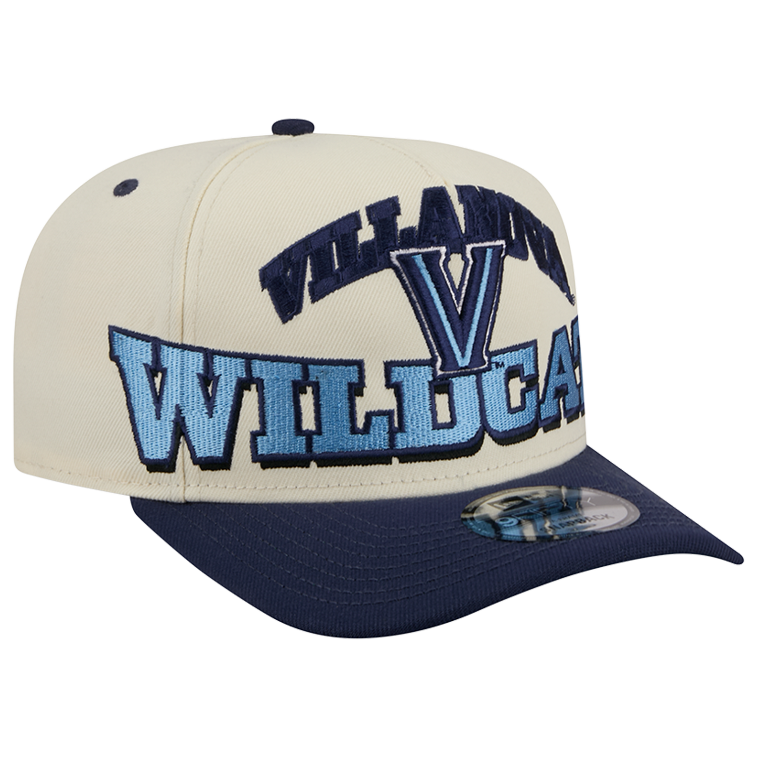 New Era Villanova 26 9FIFTY A-Frame Cap - Men's - Tan/Carolina/Navy