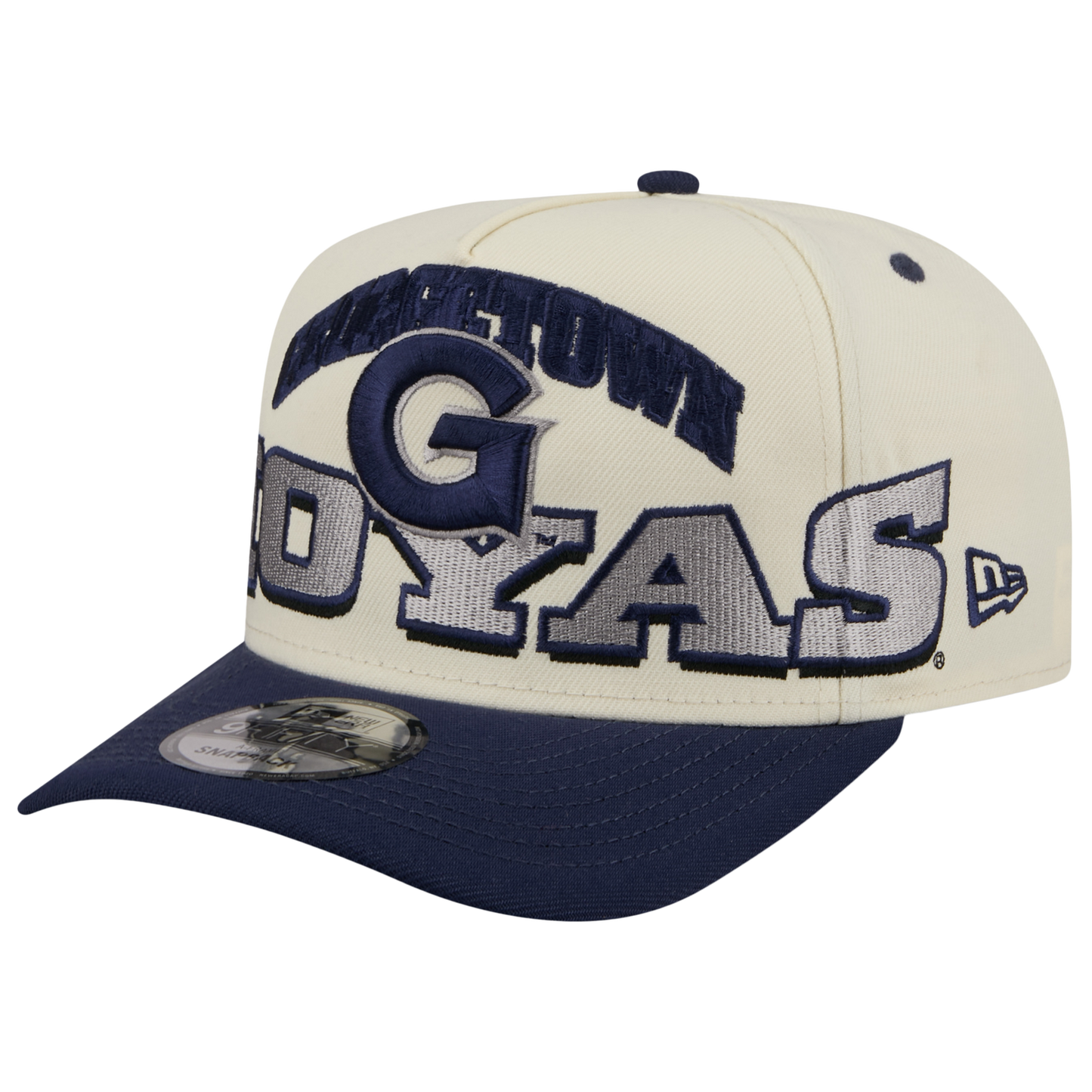 New Era Georgetown March Madness 26 950 A Frame Cap - Men's - Gray/Tan/Navy