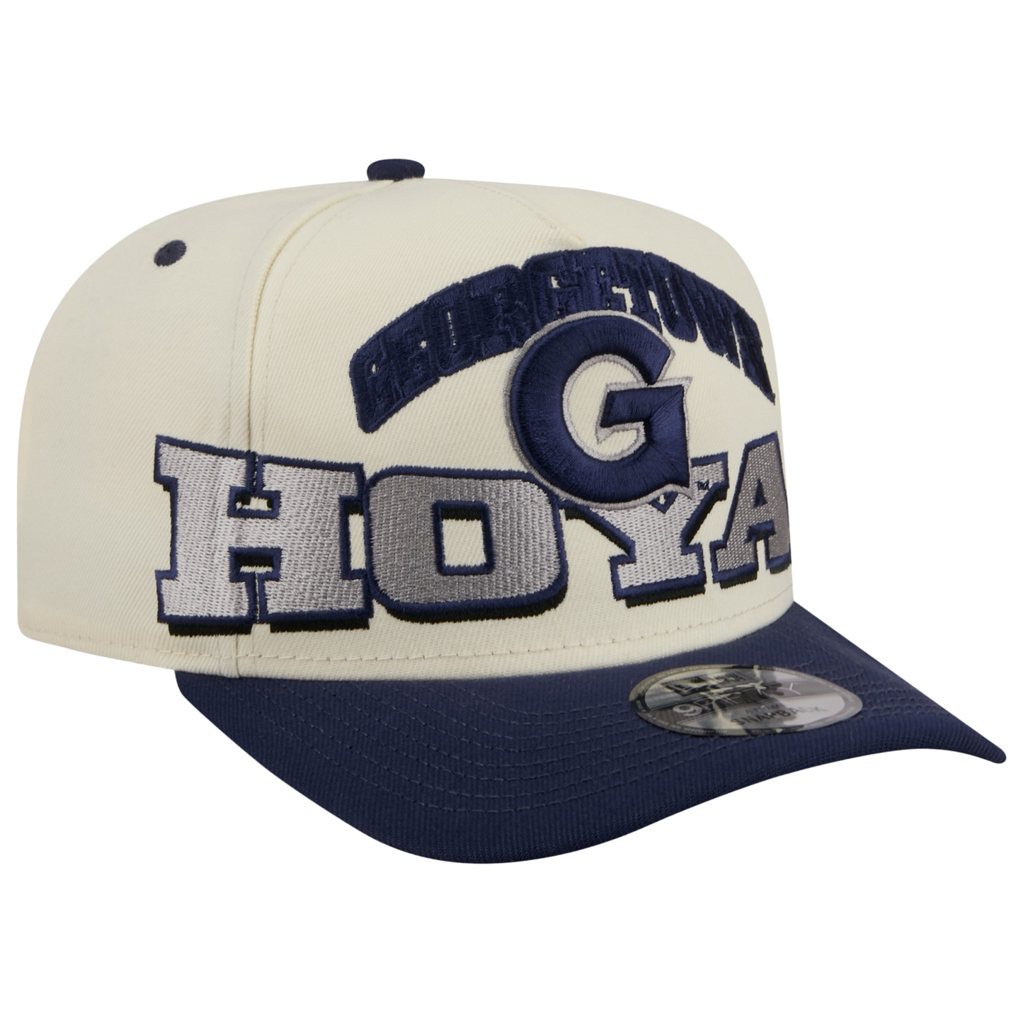 New Era Georgetown March Madness 26 950 A Frame Cap - Men's - Gray/Tan/Navy