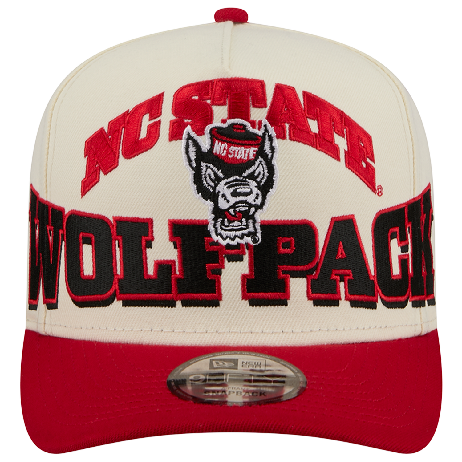 New Era NC State 26 9FIFTY A-Frame Cap - Men's - Black/Tan/Red