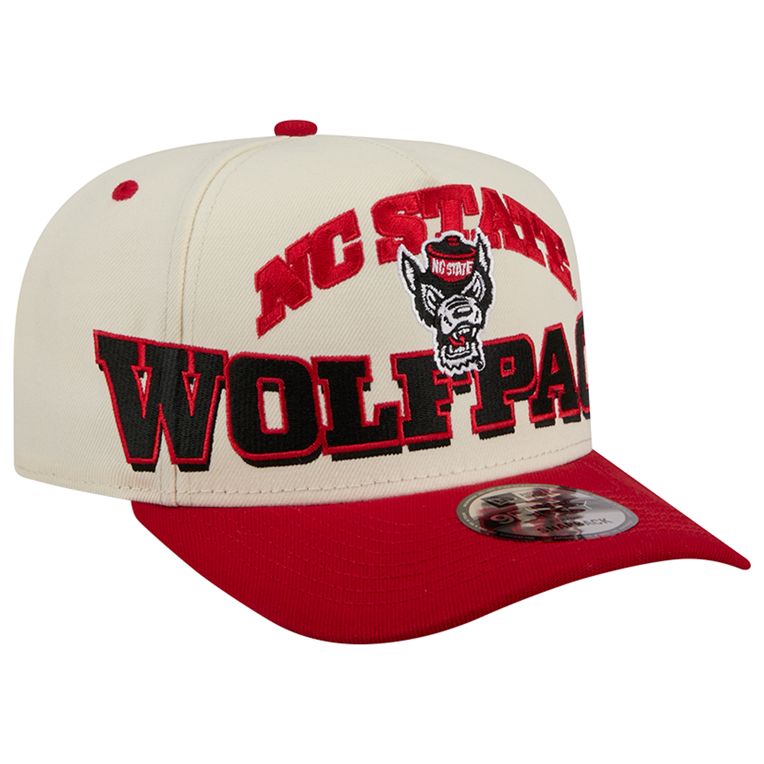 New Era NC State 26 9FIFTY A-Frame Cap - Men's - Black/Tan/Red