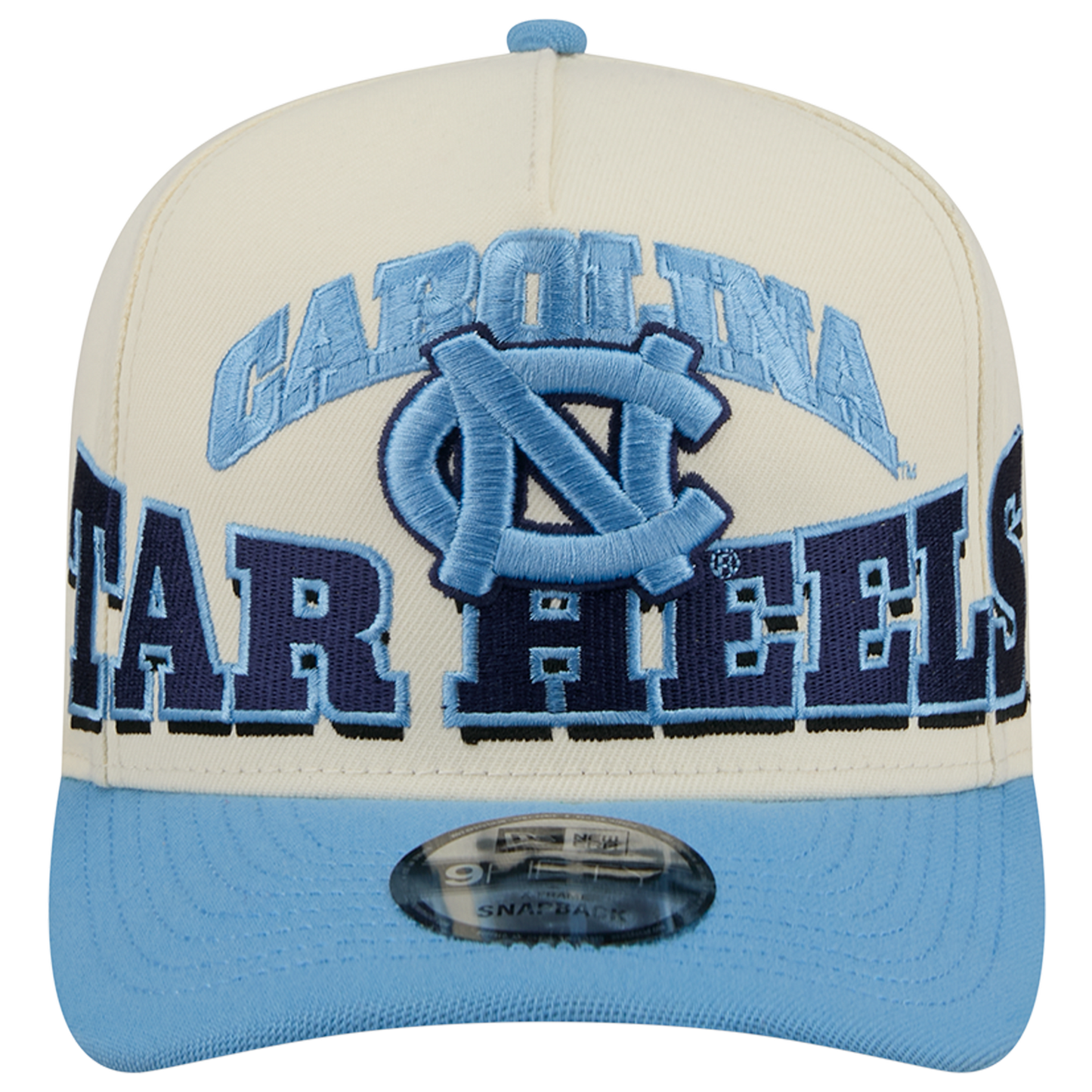New Era North Carolina 26 9FIFTY A-Frame Cap - Men's - Carolina/Tan/Navy