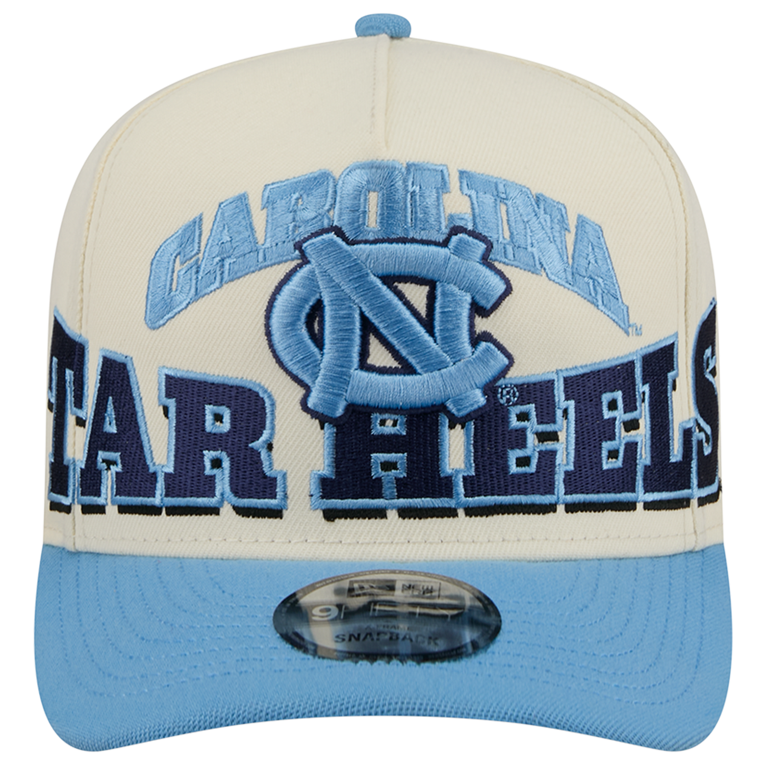 New Era North Carolina 26 9FIFTY A-Frame Cap - Men's - Carolina/Tan/Navy