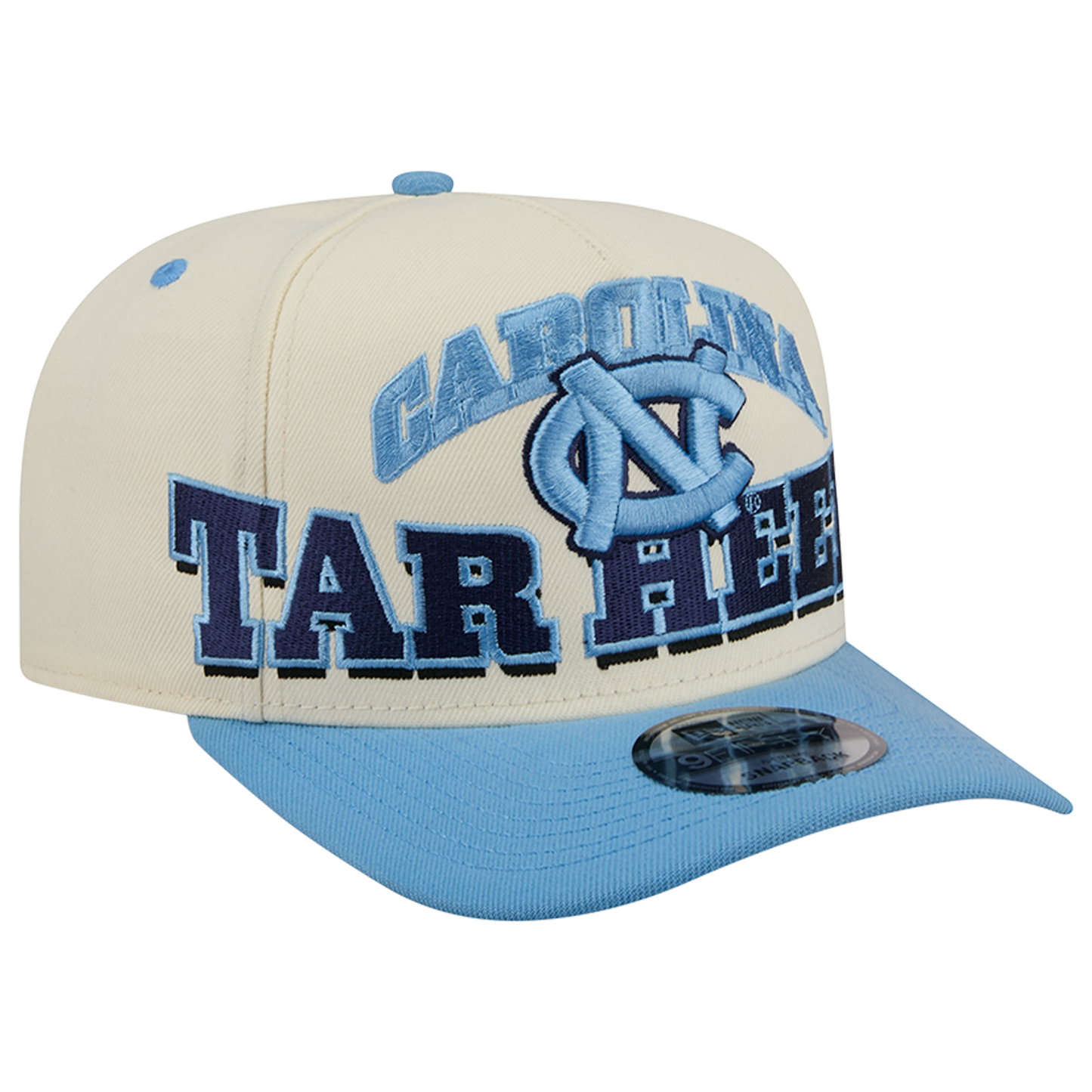 New Era North Carolina 26 9FIFTY A-Frame Cap - Men's - Carolina/Tan/Navy