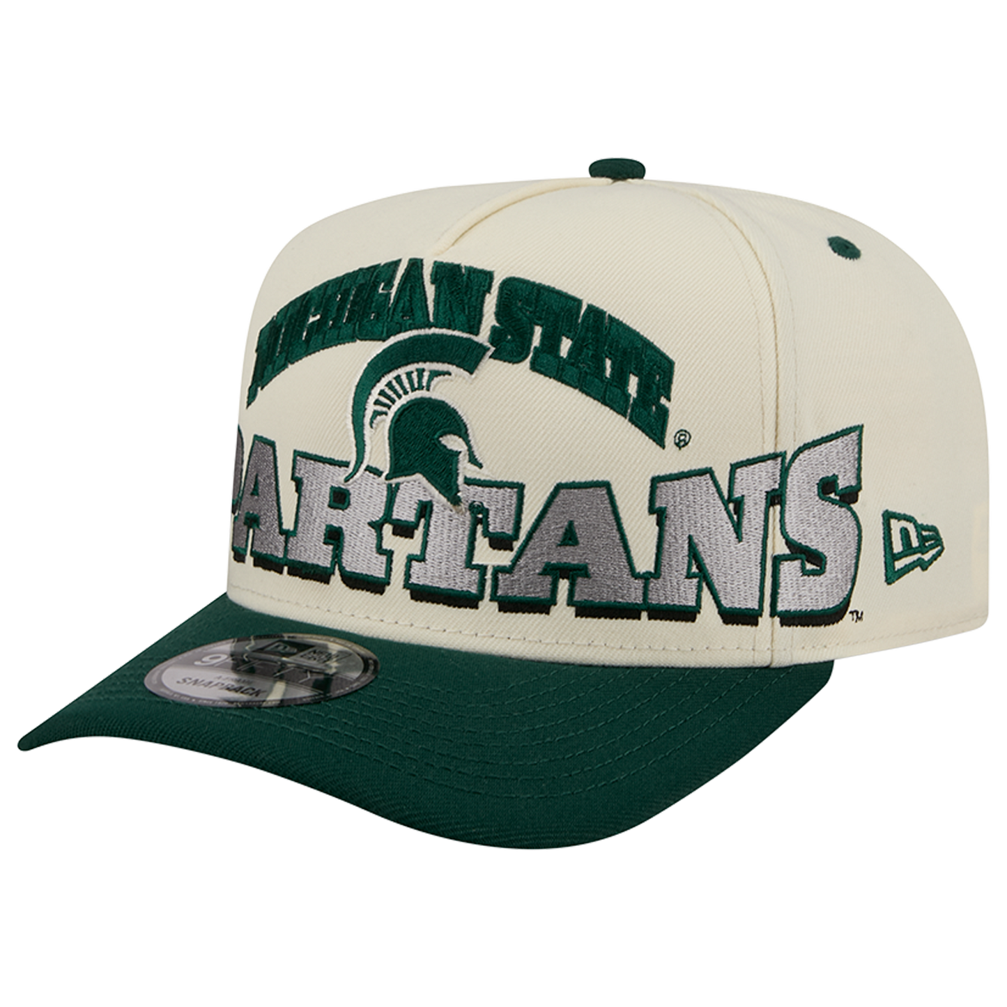 New Era Michigan State 26 9FIFTY A-Frame Cap - Men's - Tan/Green/Gray