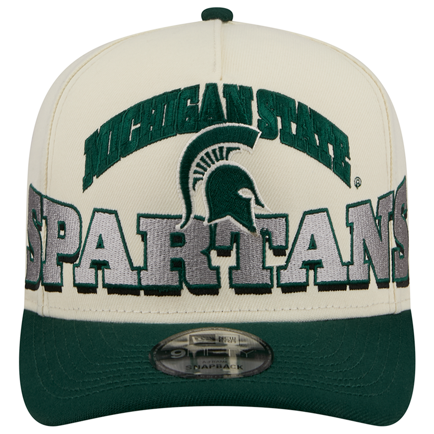 New Era Michigan State 26 9FIFTY A-Frame Cap - Men's - Tan/Green/Gray
