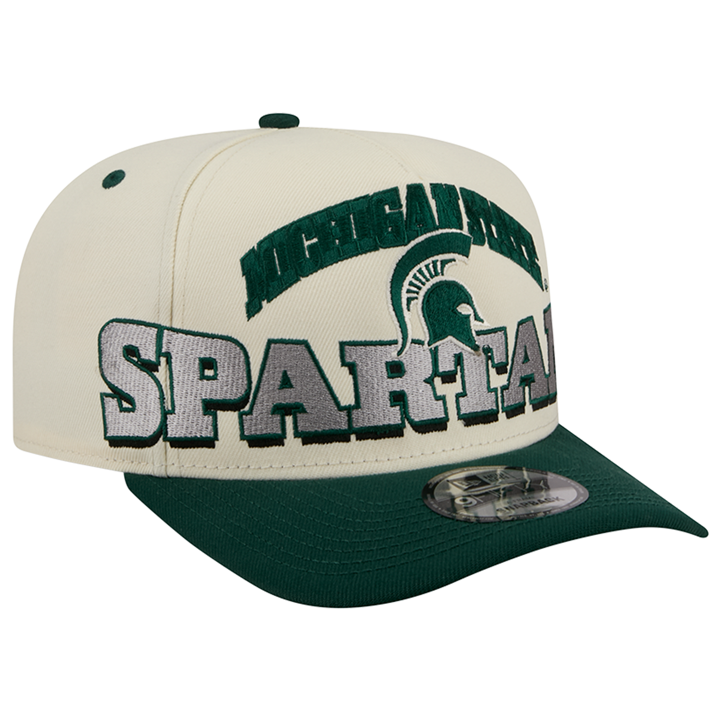 New Era Michigan State 26 9FIFTY A-Frame Cap - Men's - Tan/Green/Gray