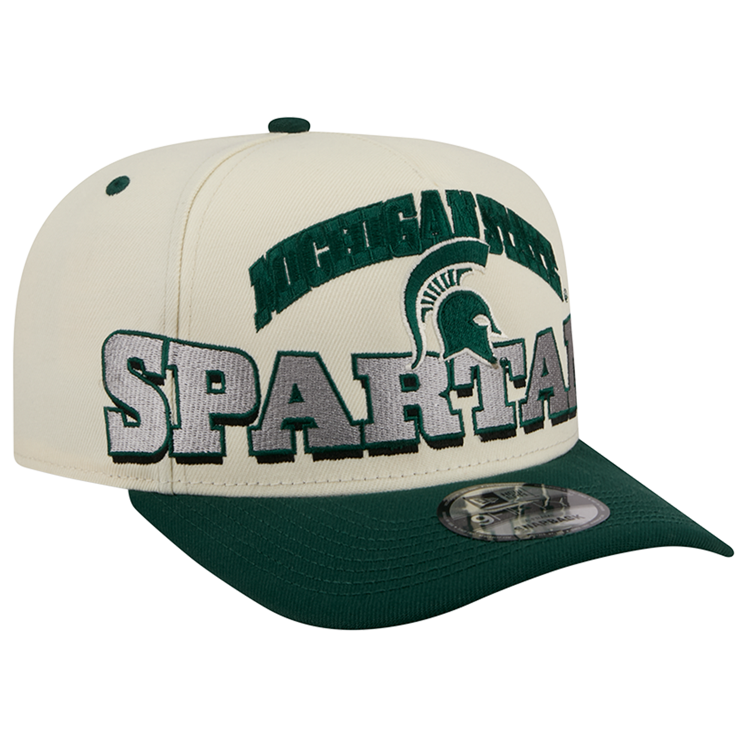 New Era Michigan State 26 9FIFTY A-Frame Cap - Men's - Tan/Green/Gray
