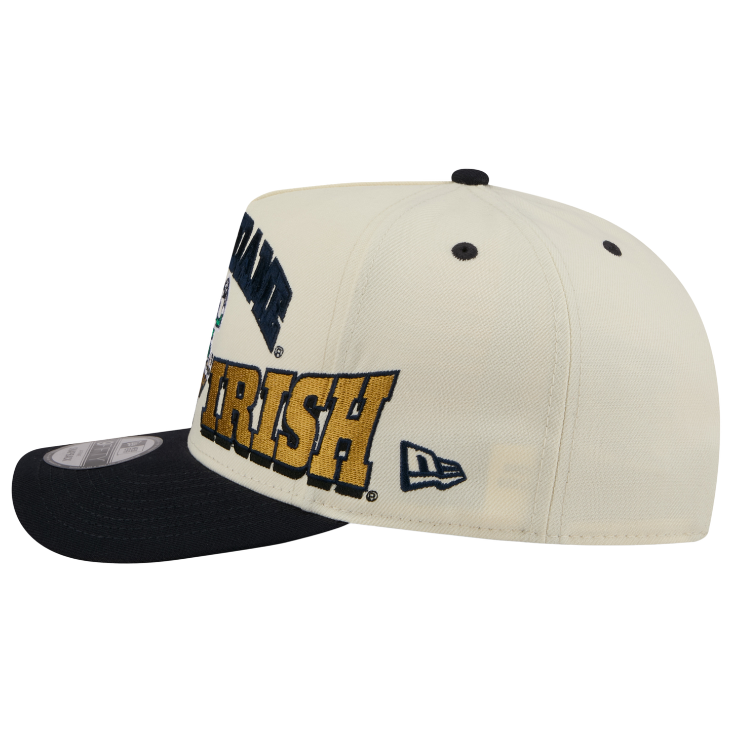 New Era Notre Dame March Madness 26 950 A Frame Cap - Men's - Gold/Tan/Navy