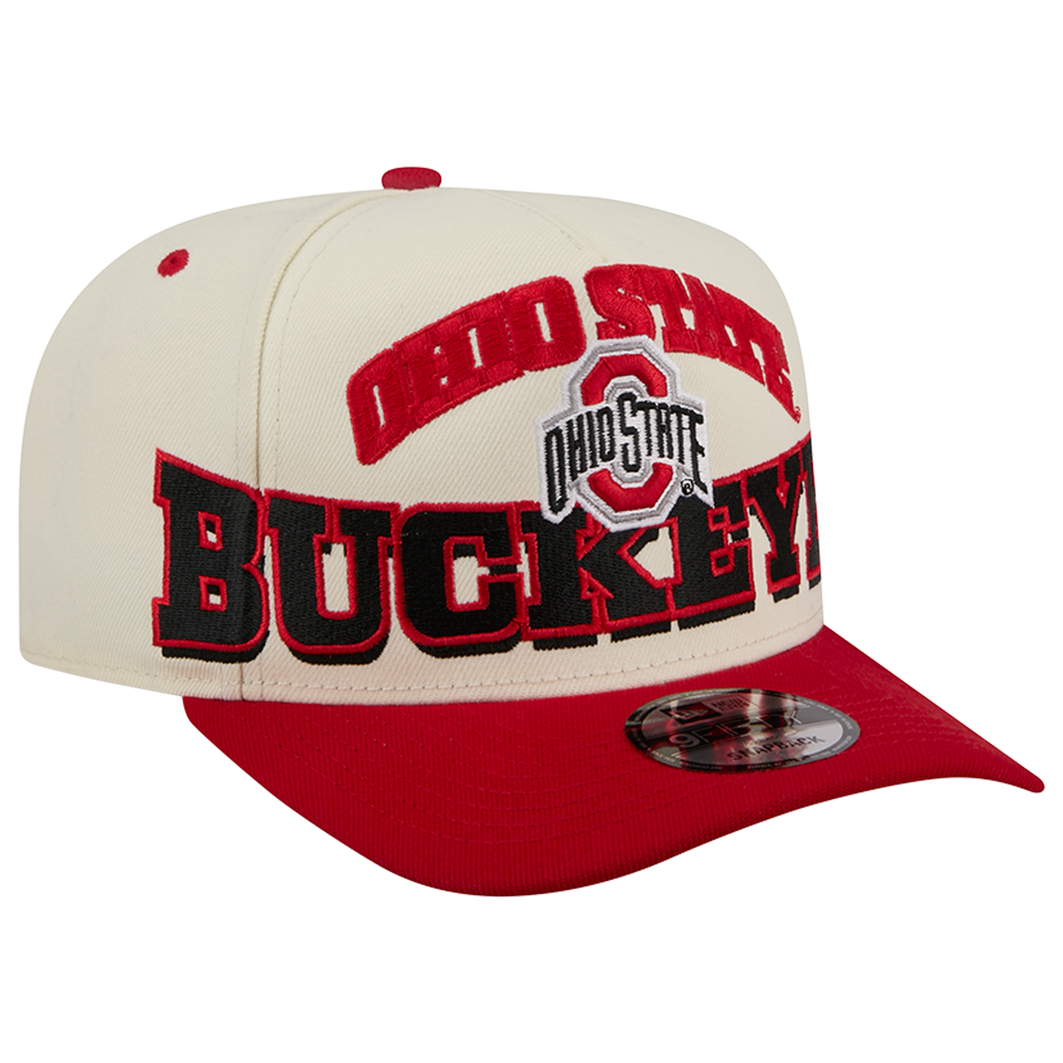 New Era Ohio State March Madness 26 950 A Frame Cap - Men's - Black/Tan/Red