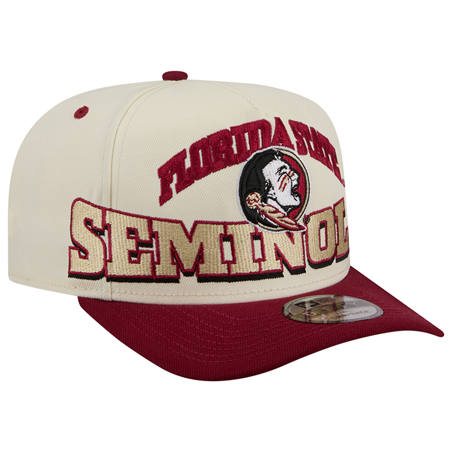 New Era Florida State 26 9FIFTY A-Frame Cap - Men's - Tan/Red/Gold