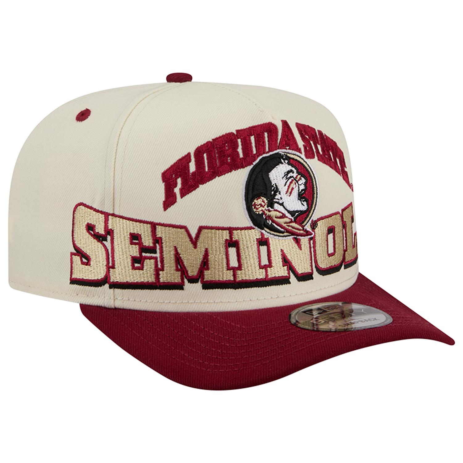 New Era Florida State 26 9FIFTY A-Frame Cap - Men's - Tan/Red/Gold
