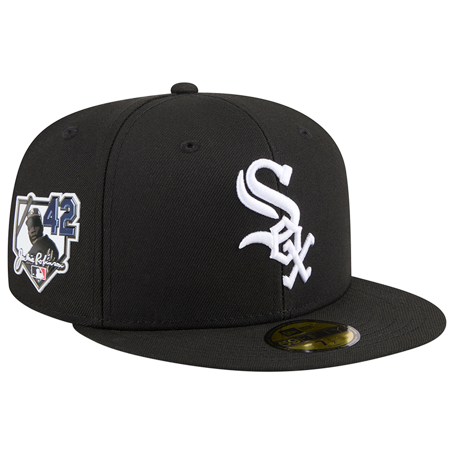 New Era White Sox MLB26 JRD 5950 Cap - Men's - Black/White