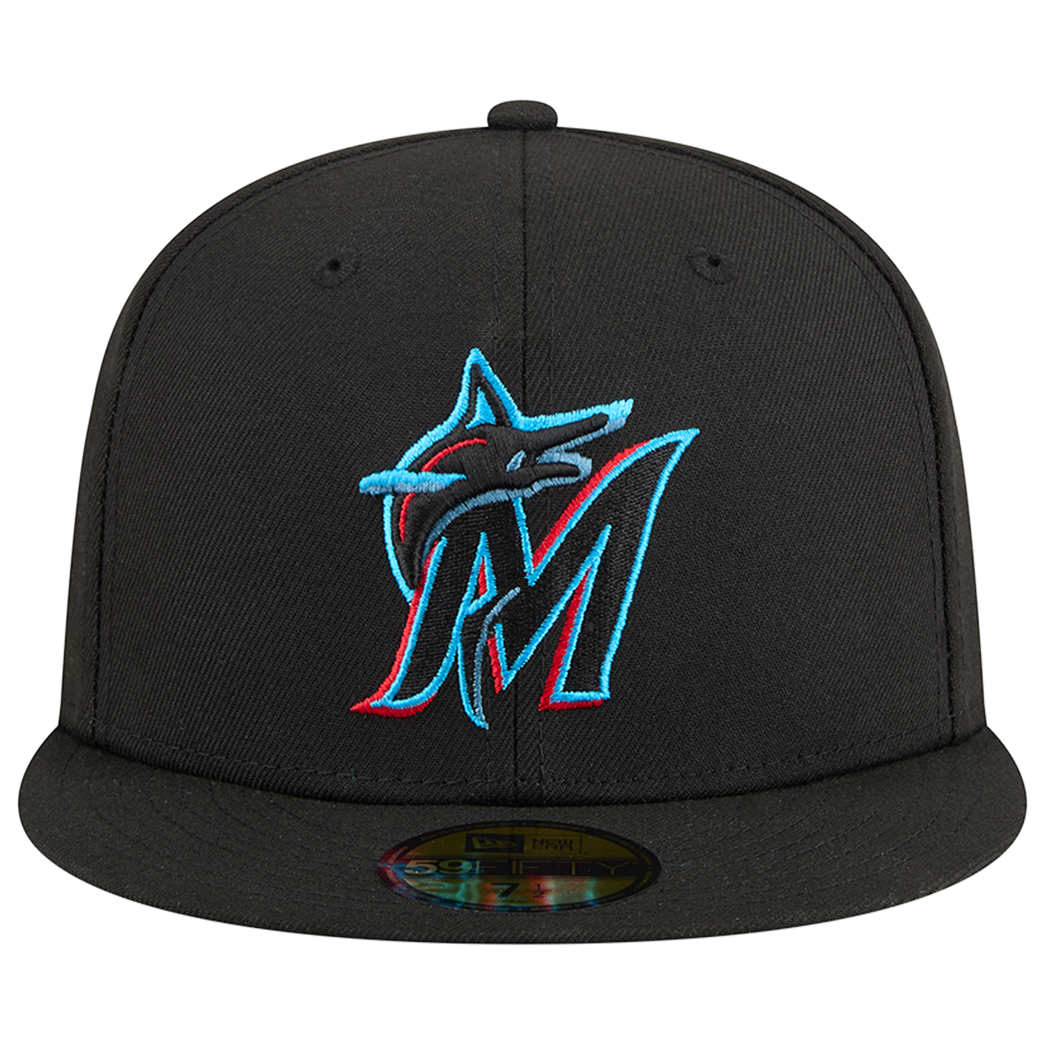 New Era Marlins MLB26 JRD 5950 Cap - Men's - Black/Teal/Pink