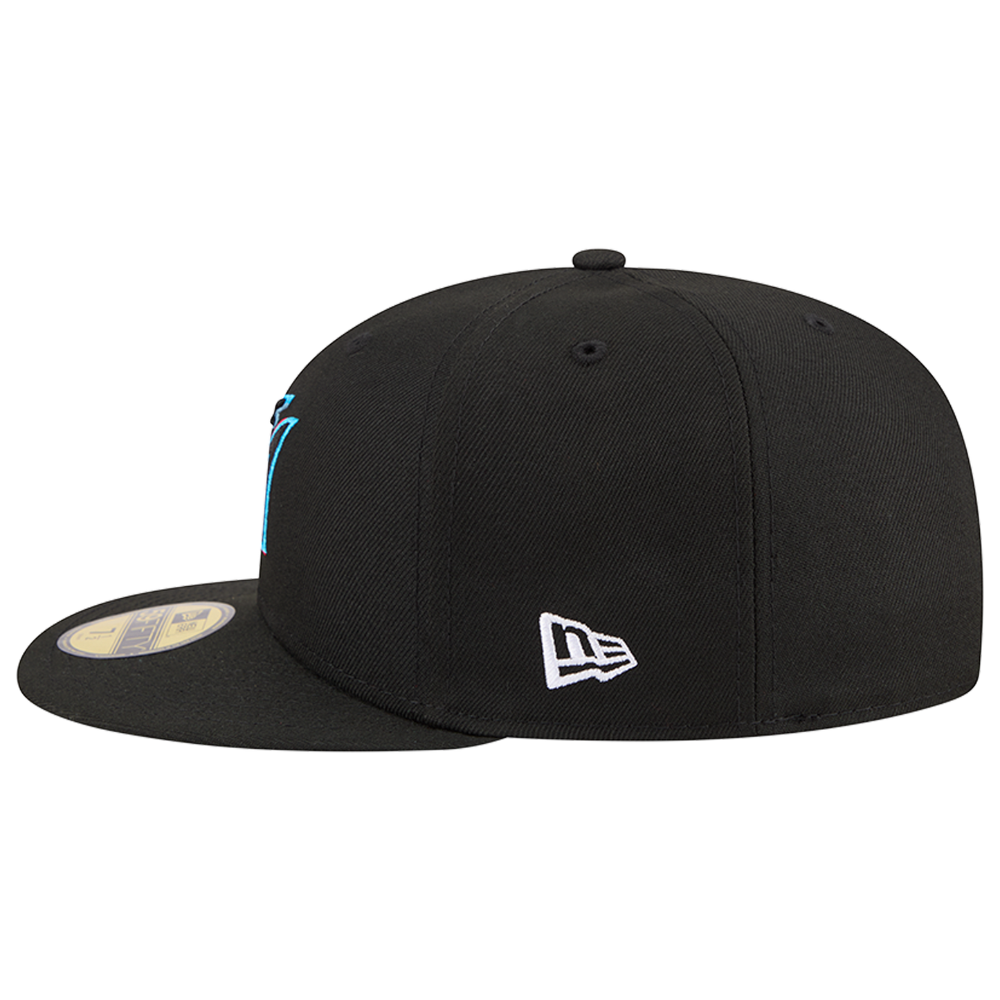 New Era Marlins MLB26 JRD 5950 Cap - Men's - Black/Teal/Pink