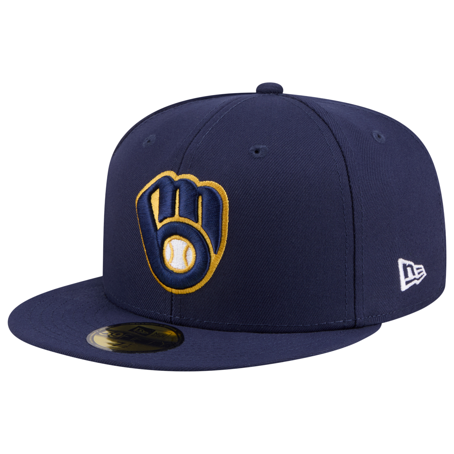 New Era Brewers MLB26 JRD 5950 Cap - Men's - Navy/Yellow