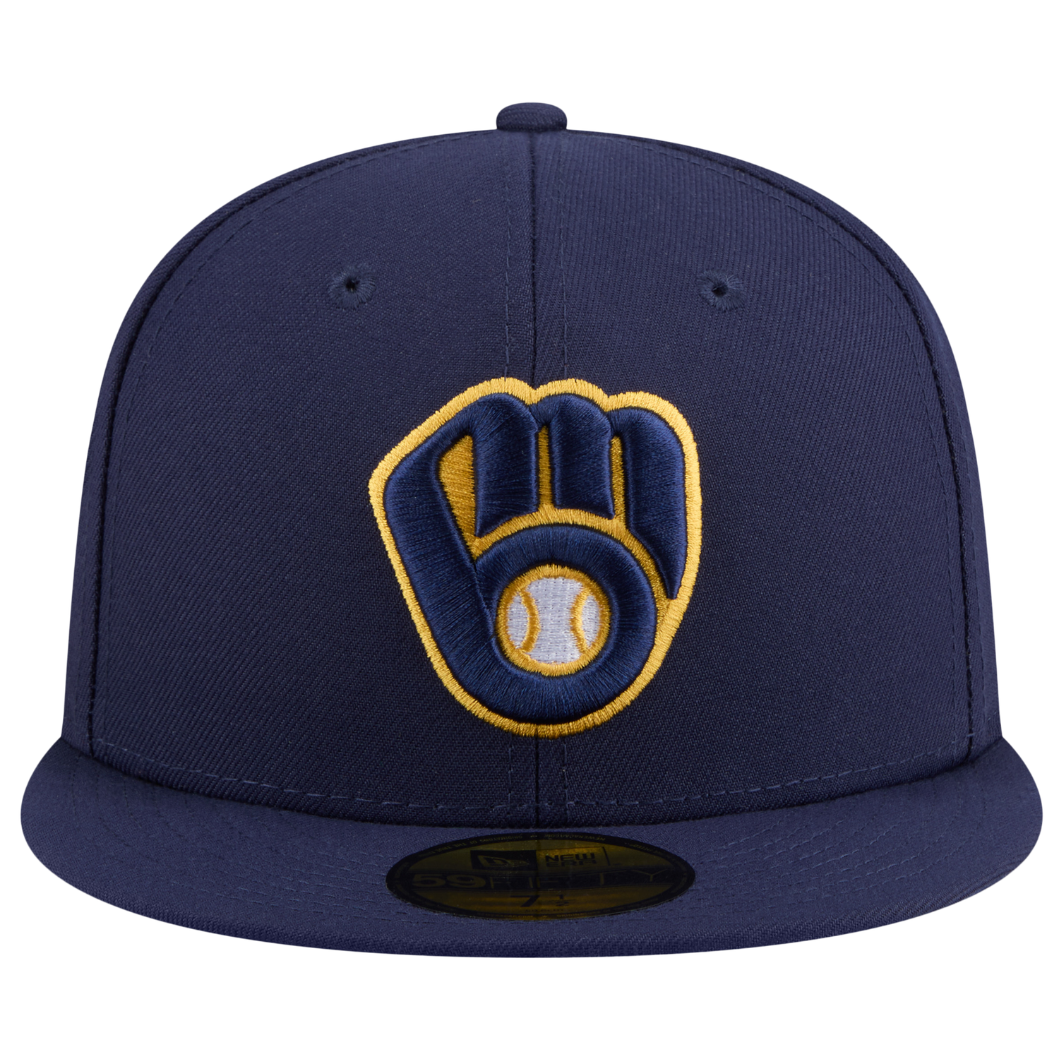 New Era Brewers MLB26 JRD 5950 Cap - Men's - Navy/Yellow