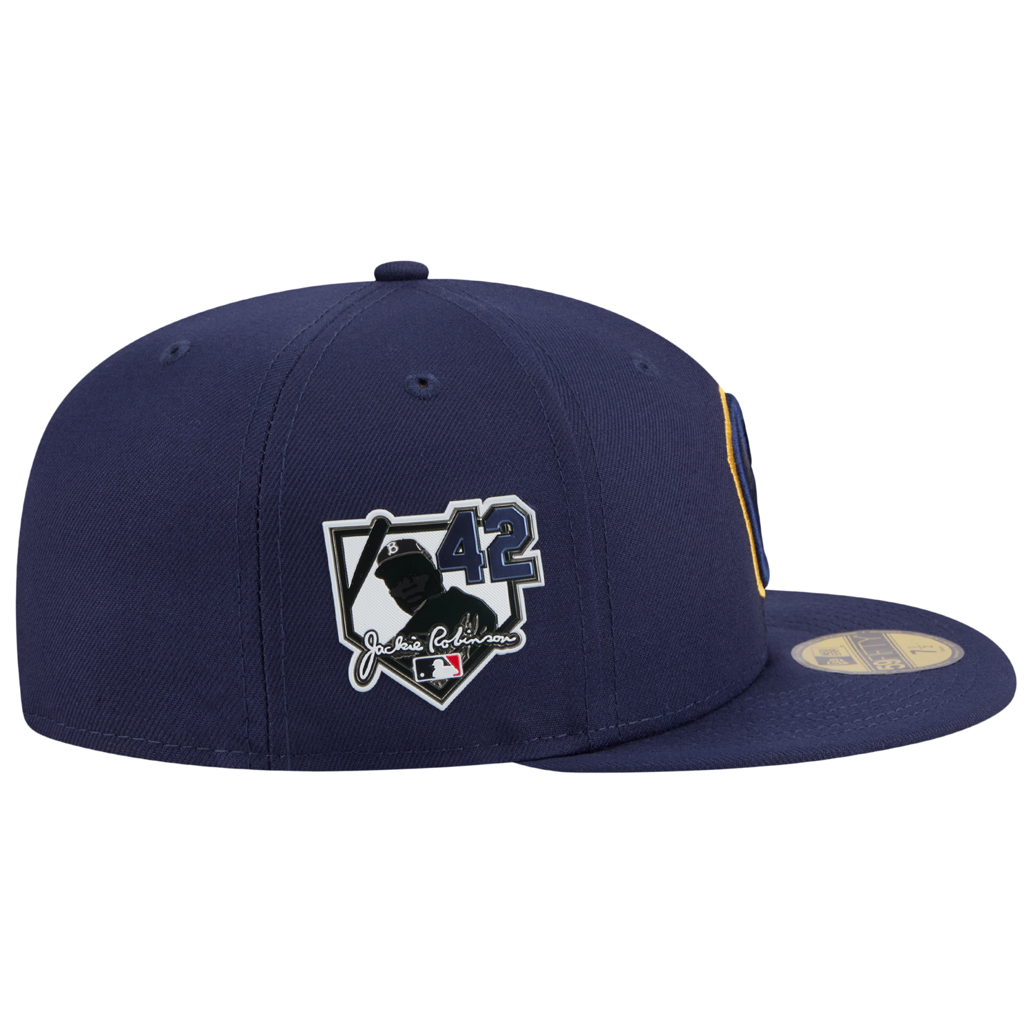New Era Brewers MLB26 JRD 5950 Cap - Men's - Navy/Yellow