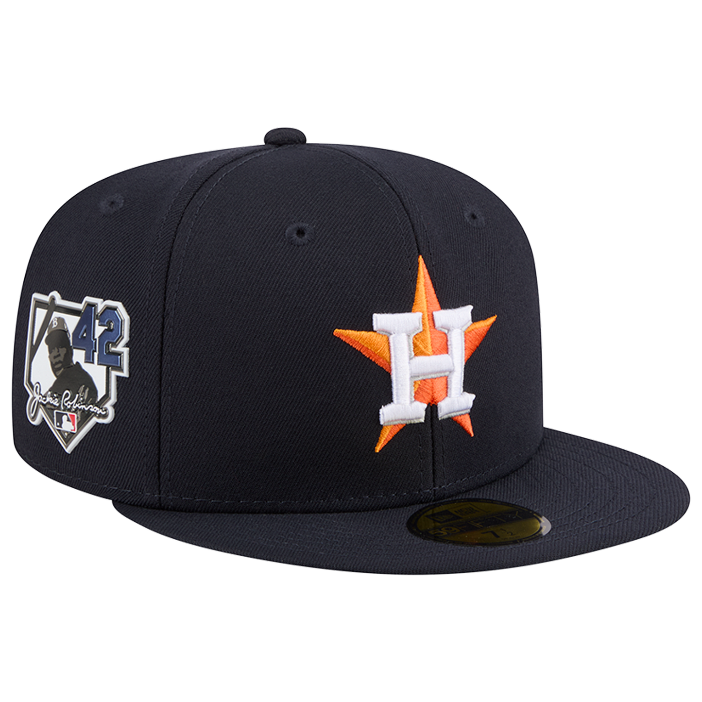 New Era Astros MLB26 JRD 5950 Cap - Men's - Navy/Orange
