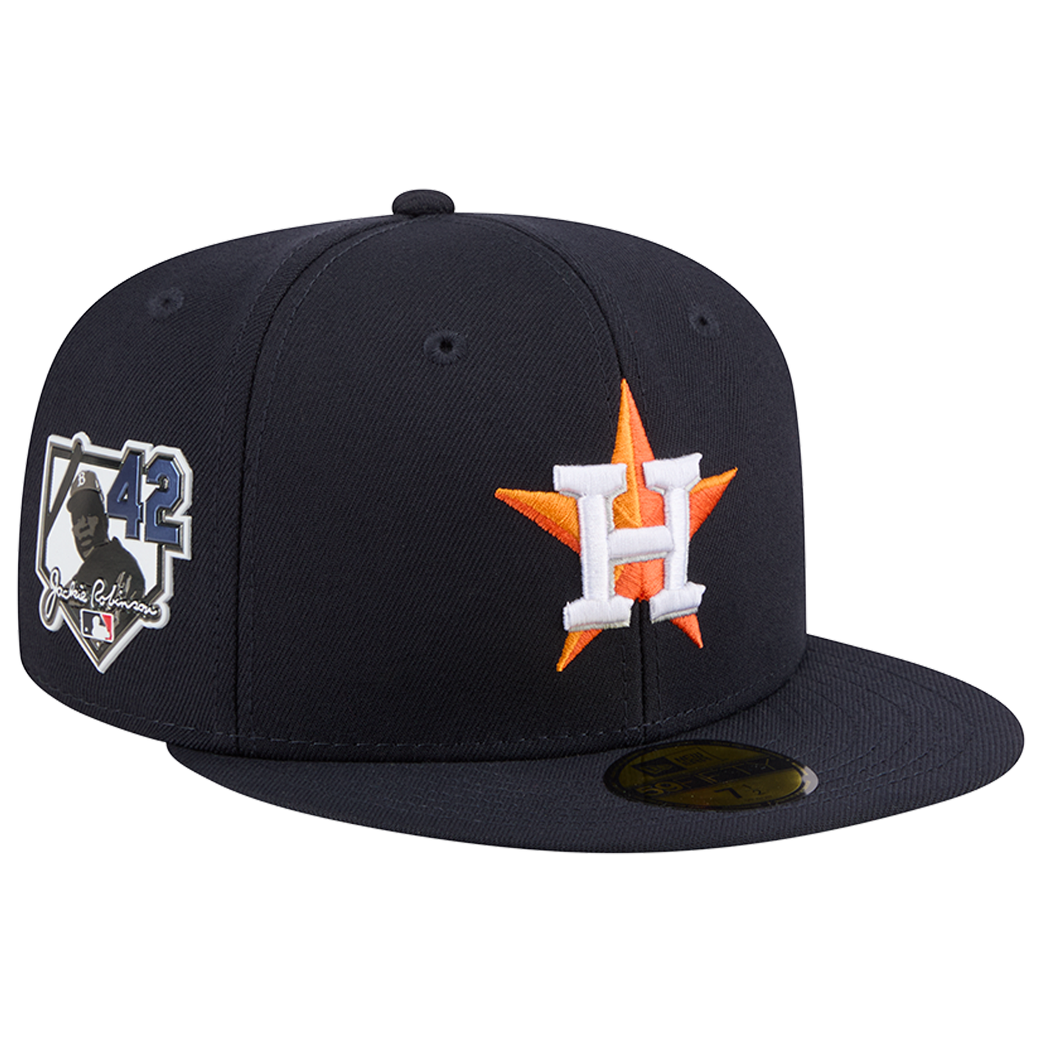 New Era Astros MLB26 JRD 5950 Cap - Men's - Navy/Orange