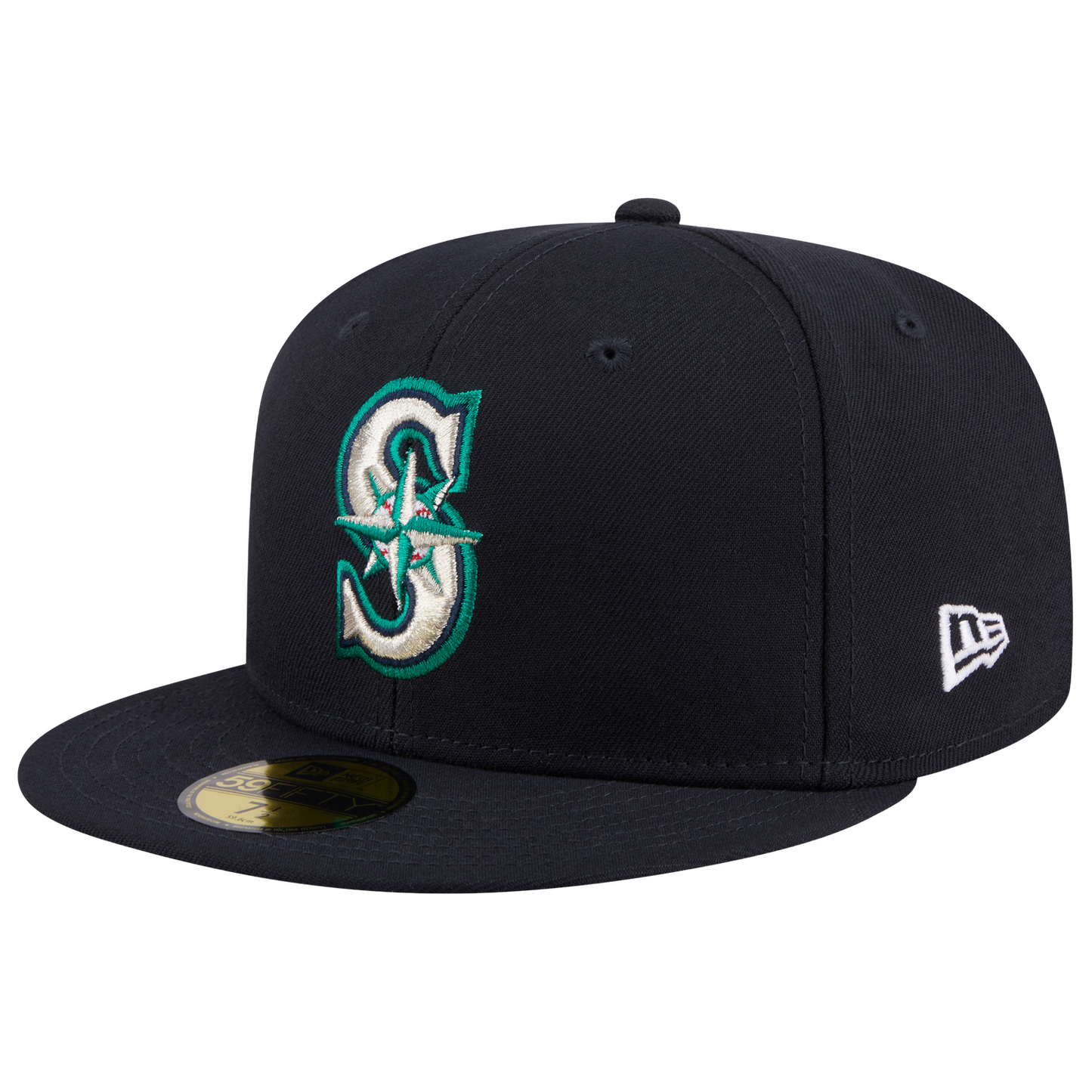New Era Mariners MLB26 JRD 5950 Cap - Men's - Silver/Navy/Green