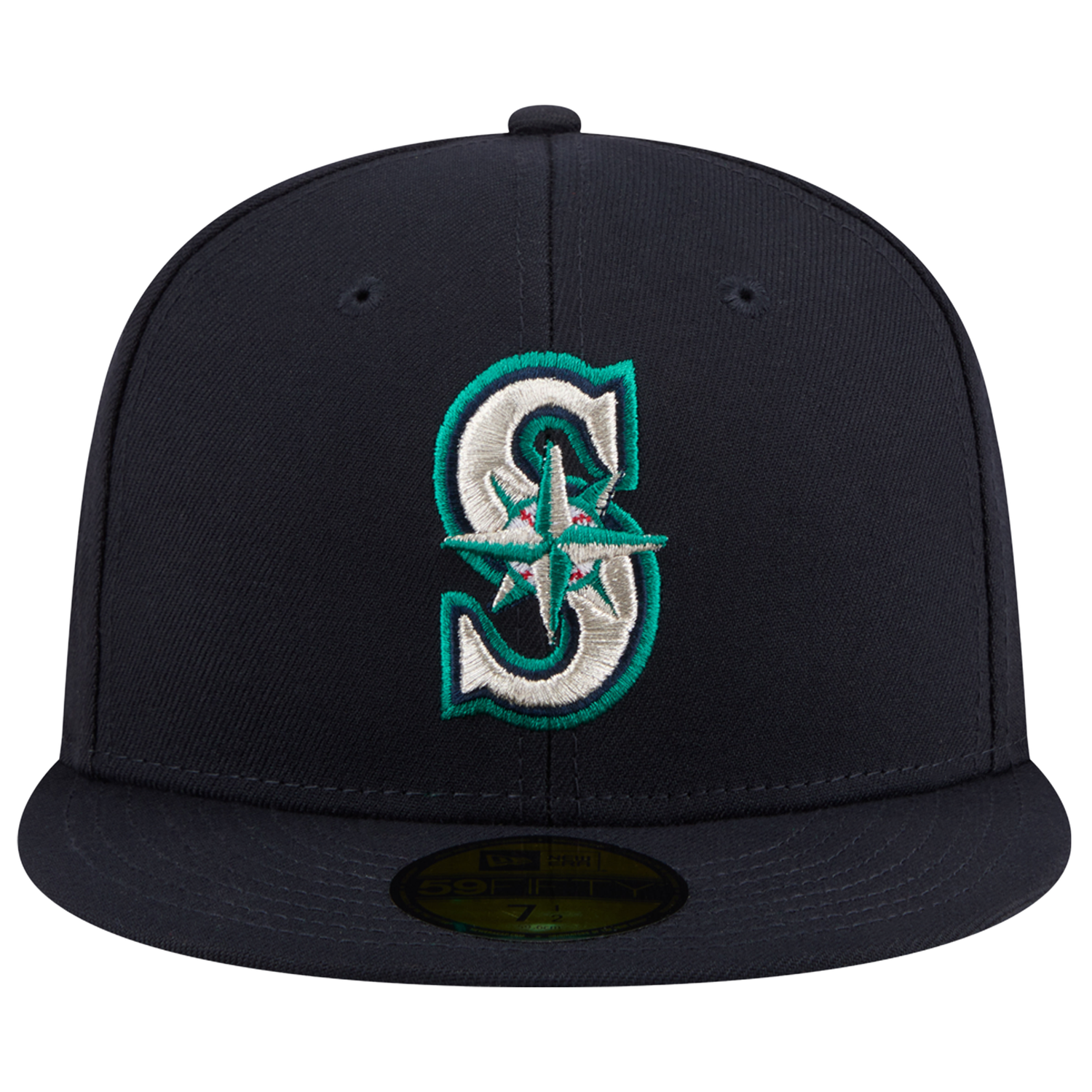 New Era Mariners MLB26 JRD 5950 Cap - Men's - Silver/Navy/Green