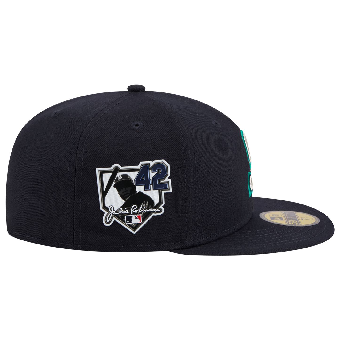 New Era Mariners MLB26 JRD 5950 Cap - Men's - Silver/Navy/Green