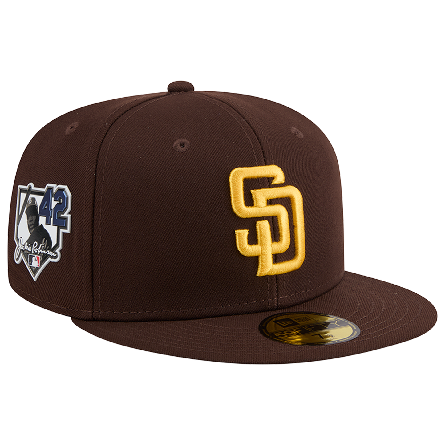 New Era Padres MLB26 JRD 5950 Cap - Men's - Brown/Yellow